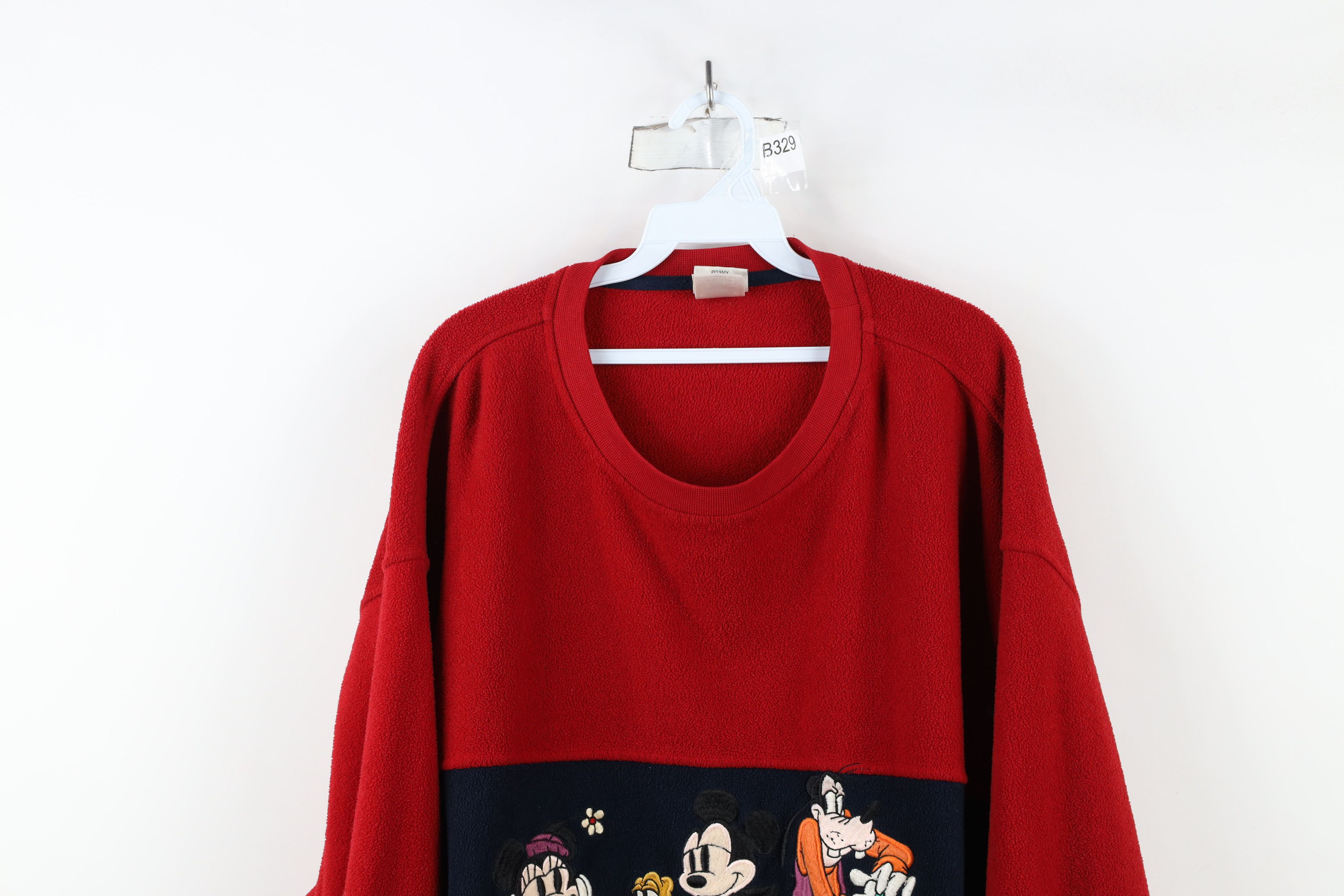 Disney × Vintage Vintage 90s Disney Mickey Mouse and Friends Fleece Sweater Size US XXL / EU 58 / 5 - 2 Thumbnail