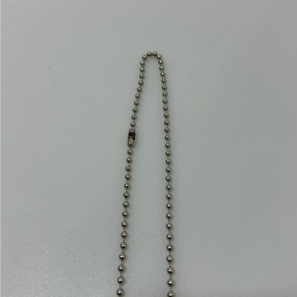 Palm Angels Palm Angels Military Logo-Engraver Tag Necklace Gold Size ONE SIZE - 5 Thumbnail