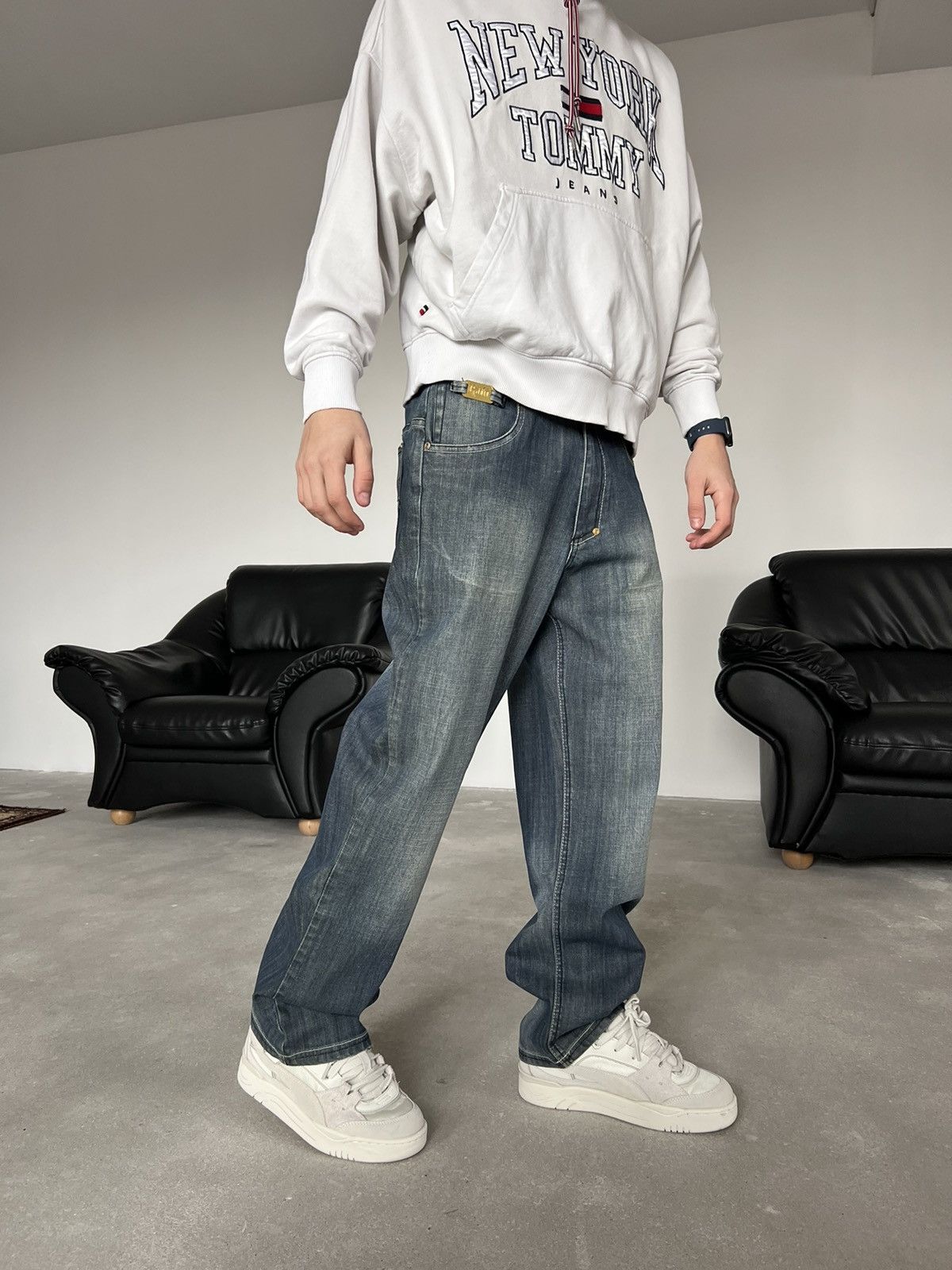 JNCO Vintage Karl Kani Jeans Baggy Fit Size US 28 / EU 44 - 15 Thumbnail