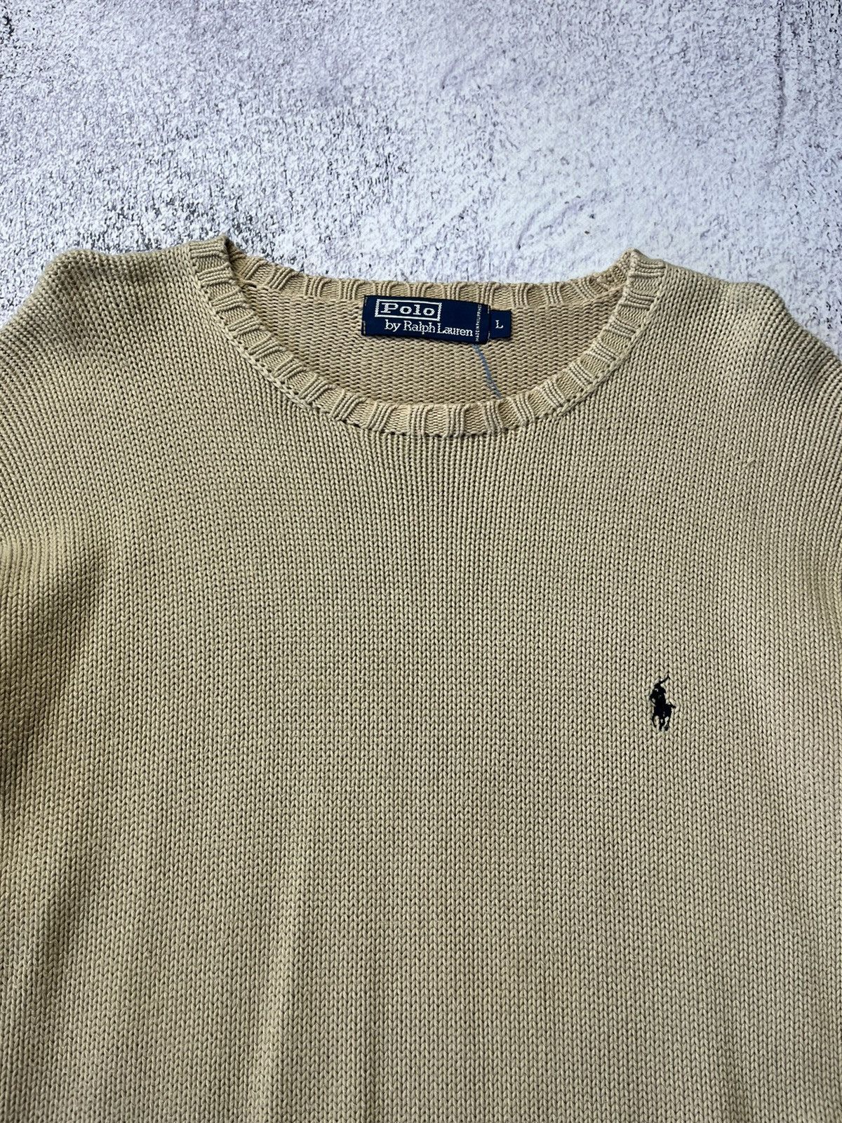 Polo Ralph Lauren Mens Vintage Polo Ralph Lauren knitted Sweater luxury Size US L / EU 52-54 / 3 - 9 Thumbnail