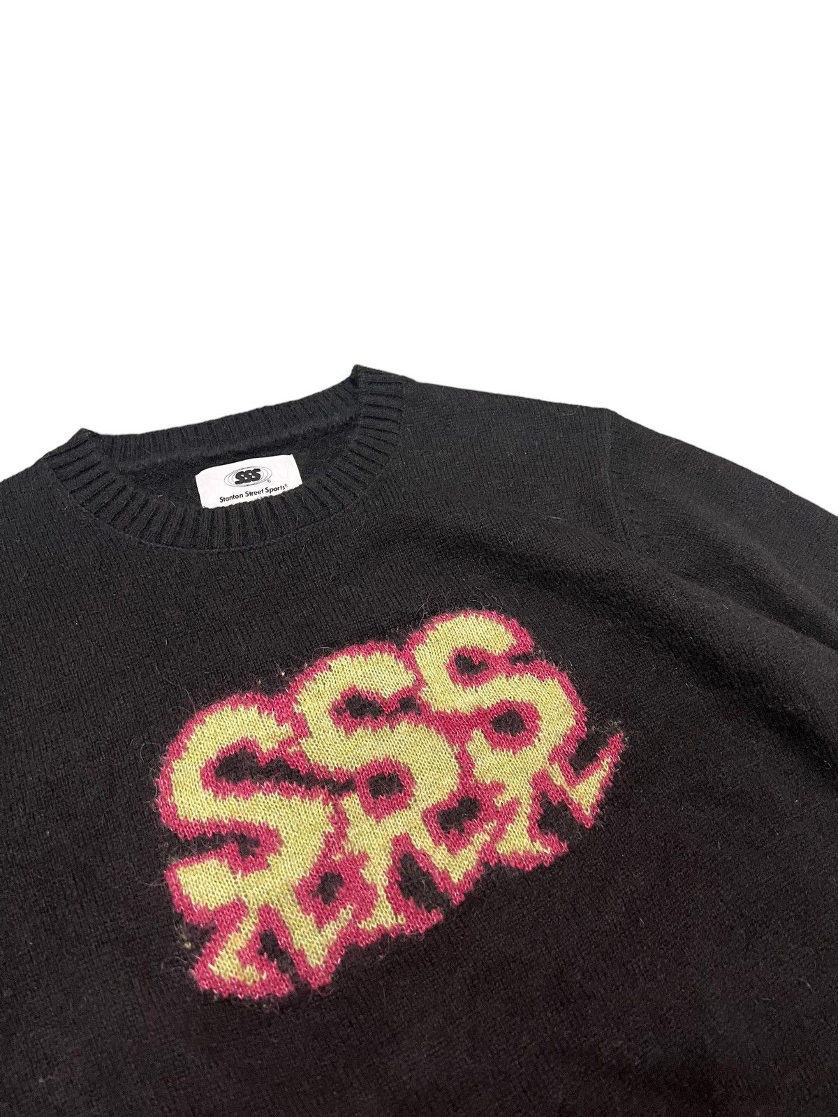 Only NY Mohair Knit OnlyNY Dashers SSS Sweater Size US L / EU 52-54 / 3 - 3 Thumbnail