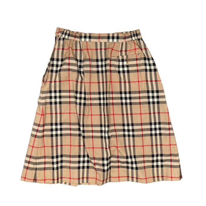 Vintage Burberry Novacheck Pleated Vintage 1980s Iconic Skirt | Grailed