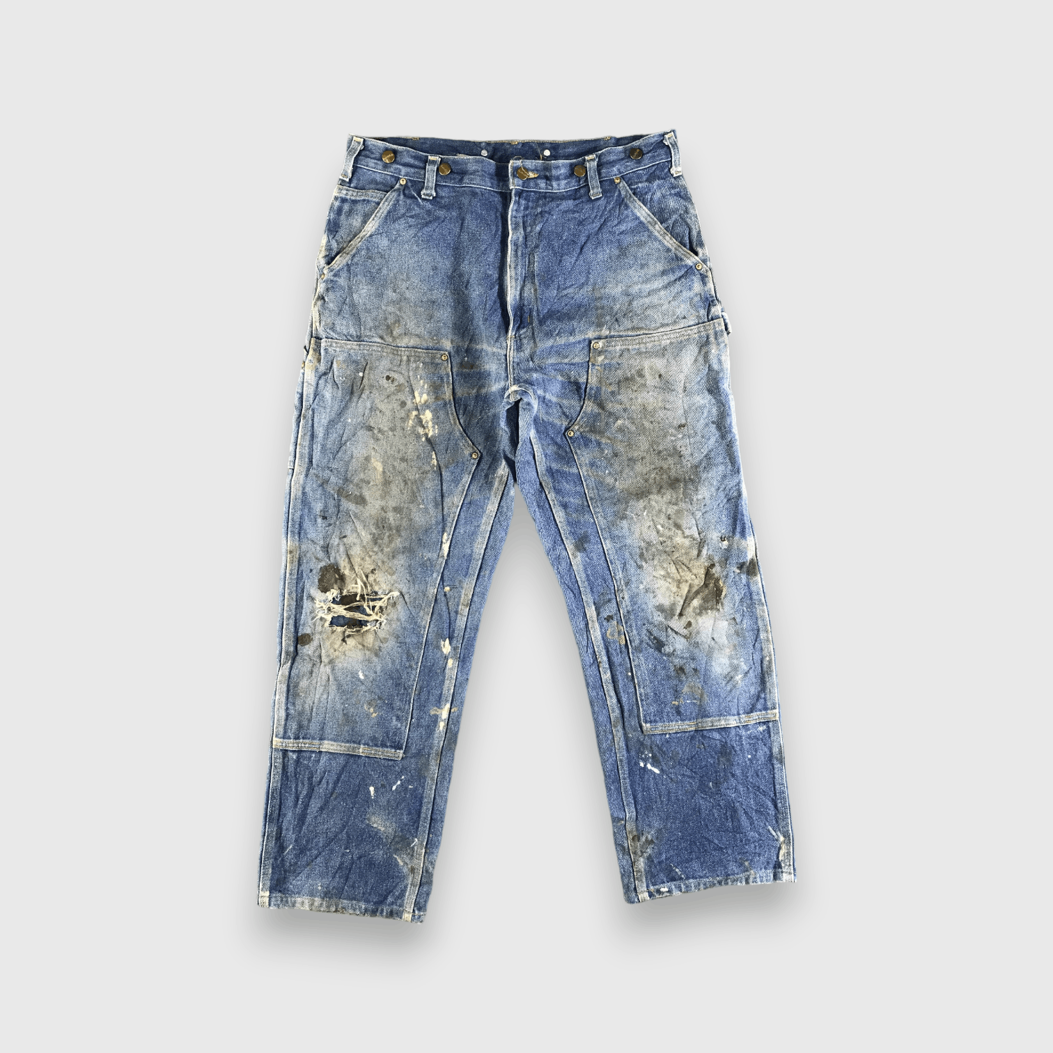 Carhartt Vintage Blue Wash Carhartt Jeans-J3912 Size US 37 - 1 Thumbnail