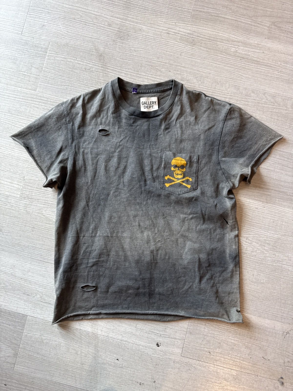 【GALLERY DEPT.】ZIP TEE Buy Gallery Dept. Zip Tee 'Black' - ZPT 1000 BLAC | GOAT