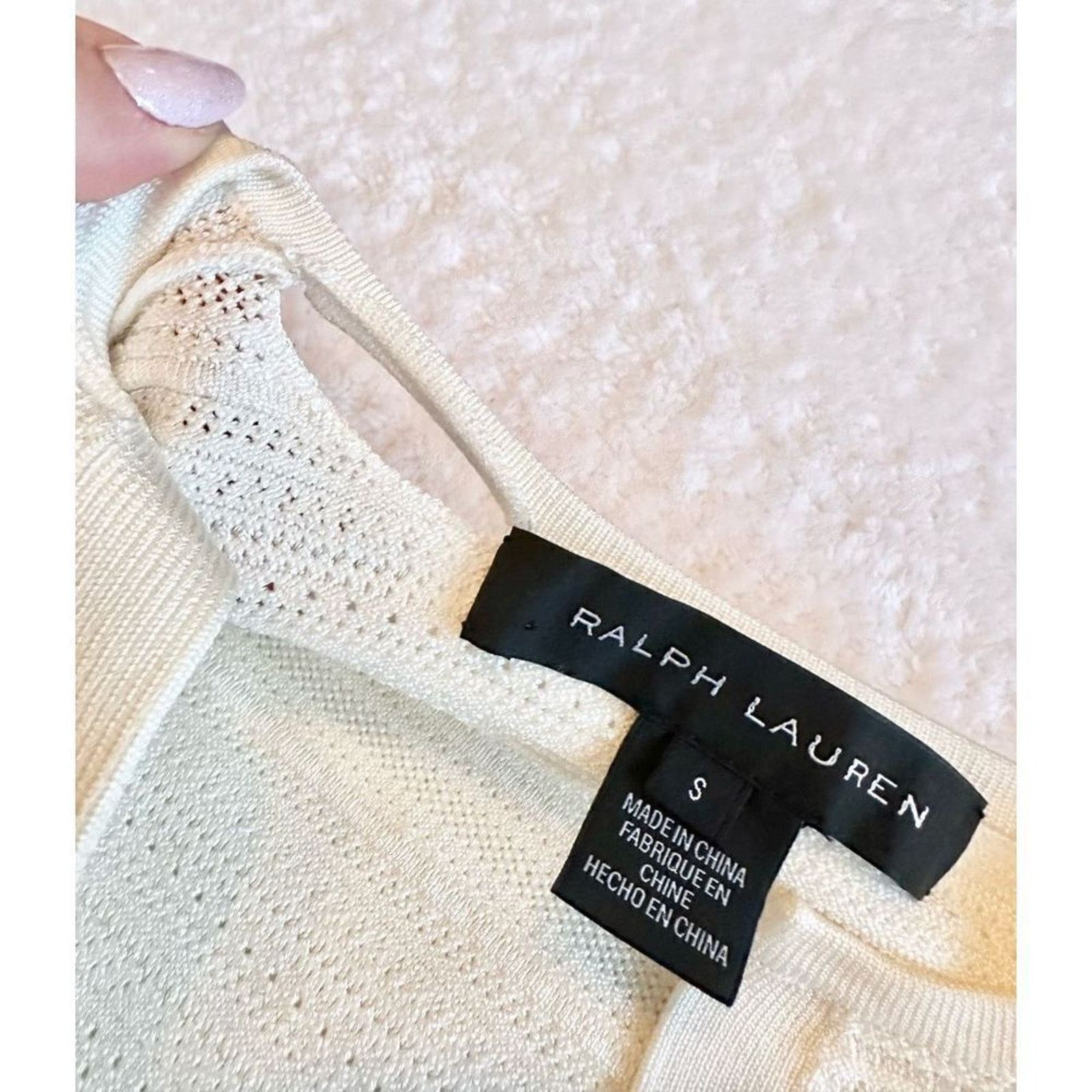 Ralph Lauren Ralph Lauren Black Label Open Front Sweater - Size S Size S / US 4 / IT 40 - 6 Thumbnail