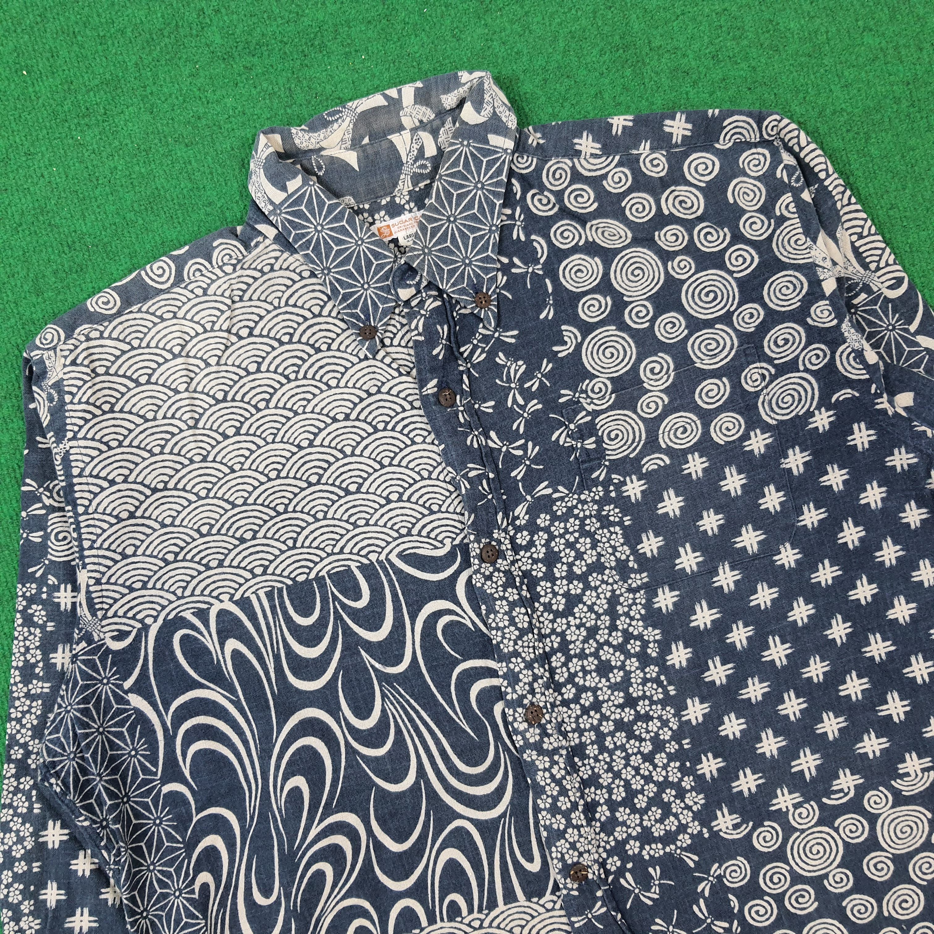 Japanese Brand × Sugar Cane × Vintage Vintage Sugar Cane Japanese Brand Button Up Shirt Size US L / EU 52-54 / 3 - 2 Thumbnail