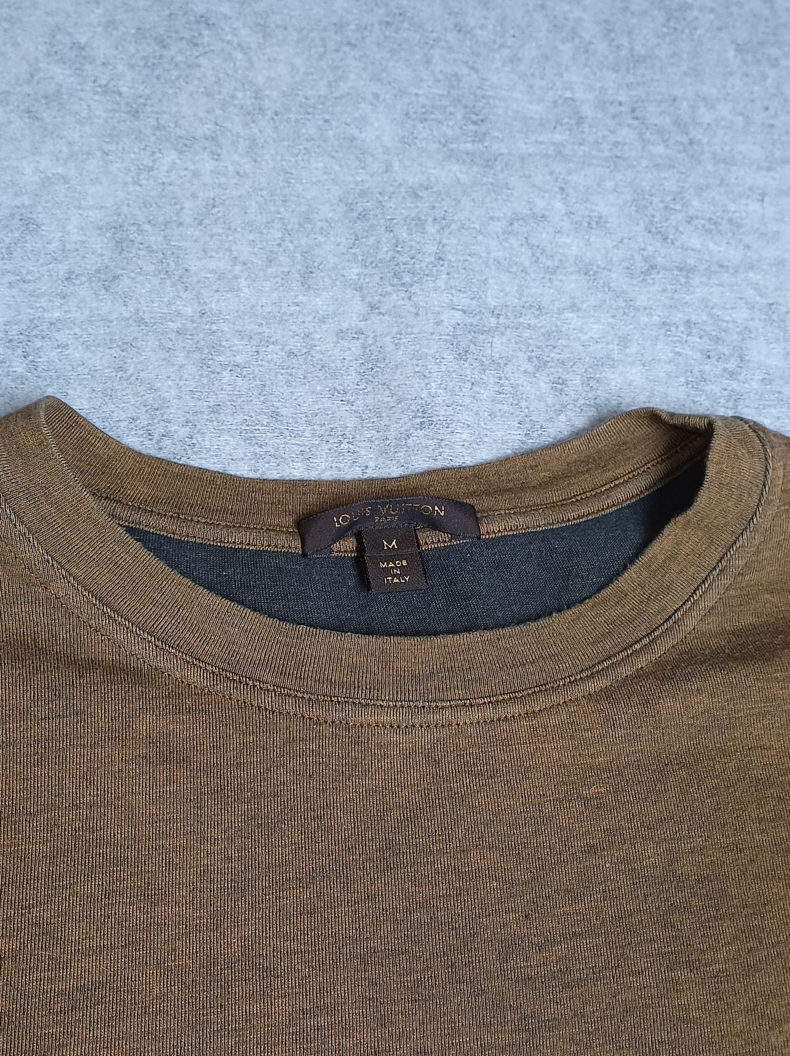 Louis Vuitton Louis Vuitton Print LV Logo Knit Long sleeve T-shirt Sz M Size US M / EU 48-50 / 2 - 7 Thumbnail