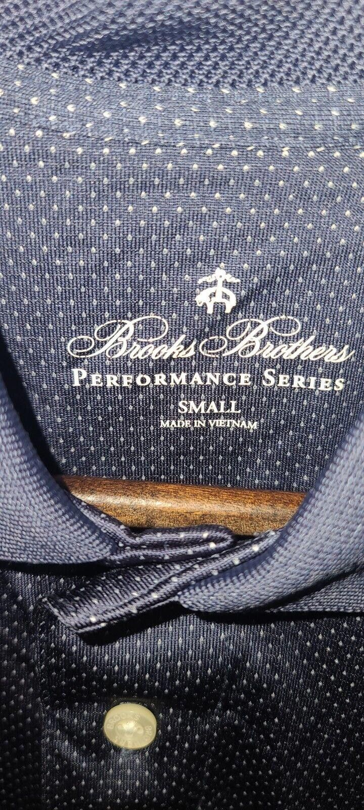 Brooks Brothers Brooks Brothers Performance Series Men's Polo Small Blue Size US S / EU 44-46 / 1 - 5 Thumbnail