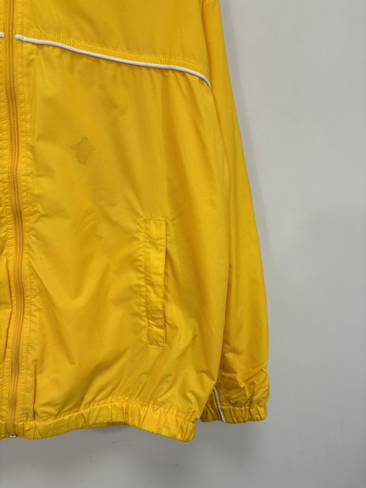 Nike Vintage Nike Y2K Retro Hype Yellow Swoosh Nylon Track Jacket Size US M / EU 48-50 / 2 - 6 Thumbnail