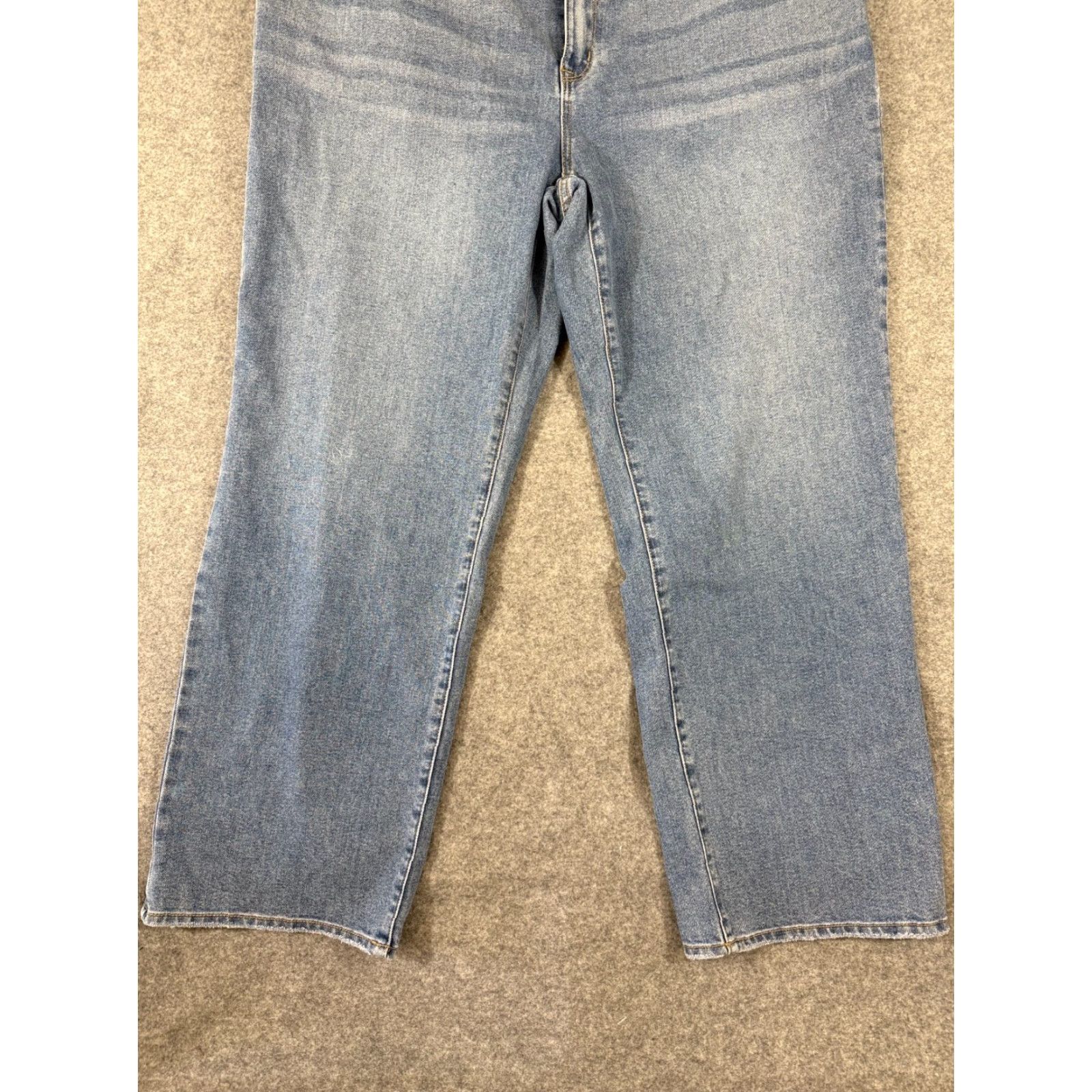 Vintage Seven7 Jeans Womens 20W Loose Straight High Rise Blue Denim Stretch NWT 90s City Classic Size 42" / US 20 - 4 Thumbnail