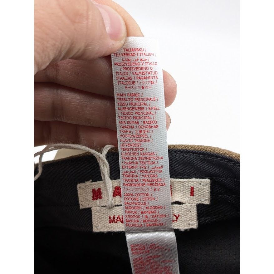 Marni o1rshd1 Q:2 / Size: L / Lightweight Colored Denim Cap / Hat Size ONE SIZE - 19 Thumbnail