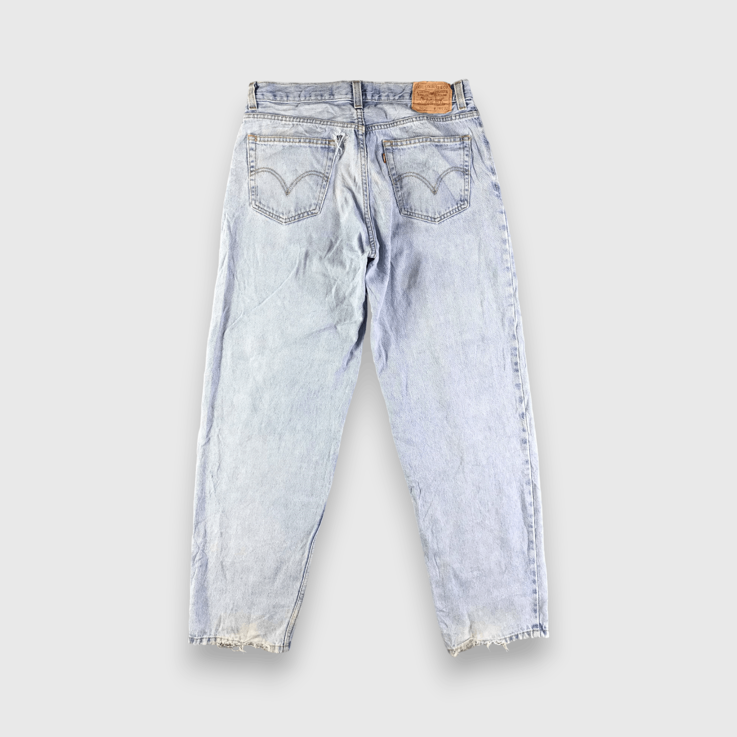 Levi's Vintage Light Wash Levis 560 Jeans-J4114 Size US 35 - 2 Thumbnail
