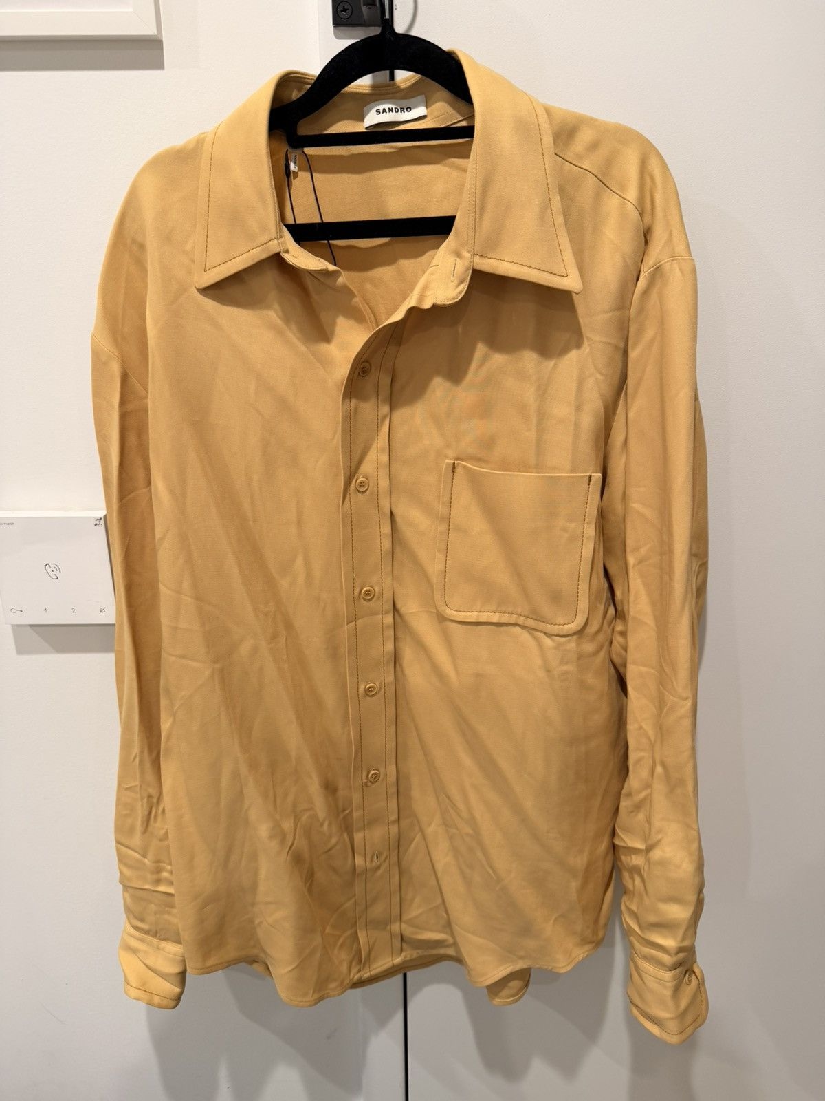 Sandro Western Sandro 70’s style button dow Size US XL / EU 56 / 4 - 1 Thumbnail