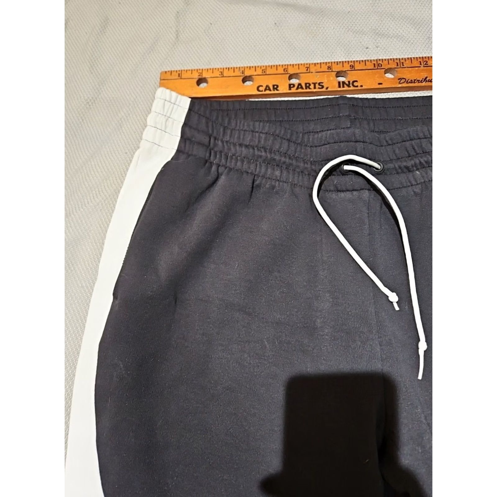 Adidas Adidas Pants Mens XL Black White Knit Colorblock Active Lounge Jogger Drawstring Size US 36 / EU 52 - 3 Thumbnail