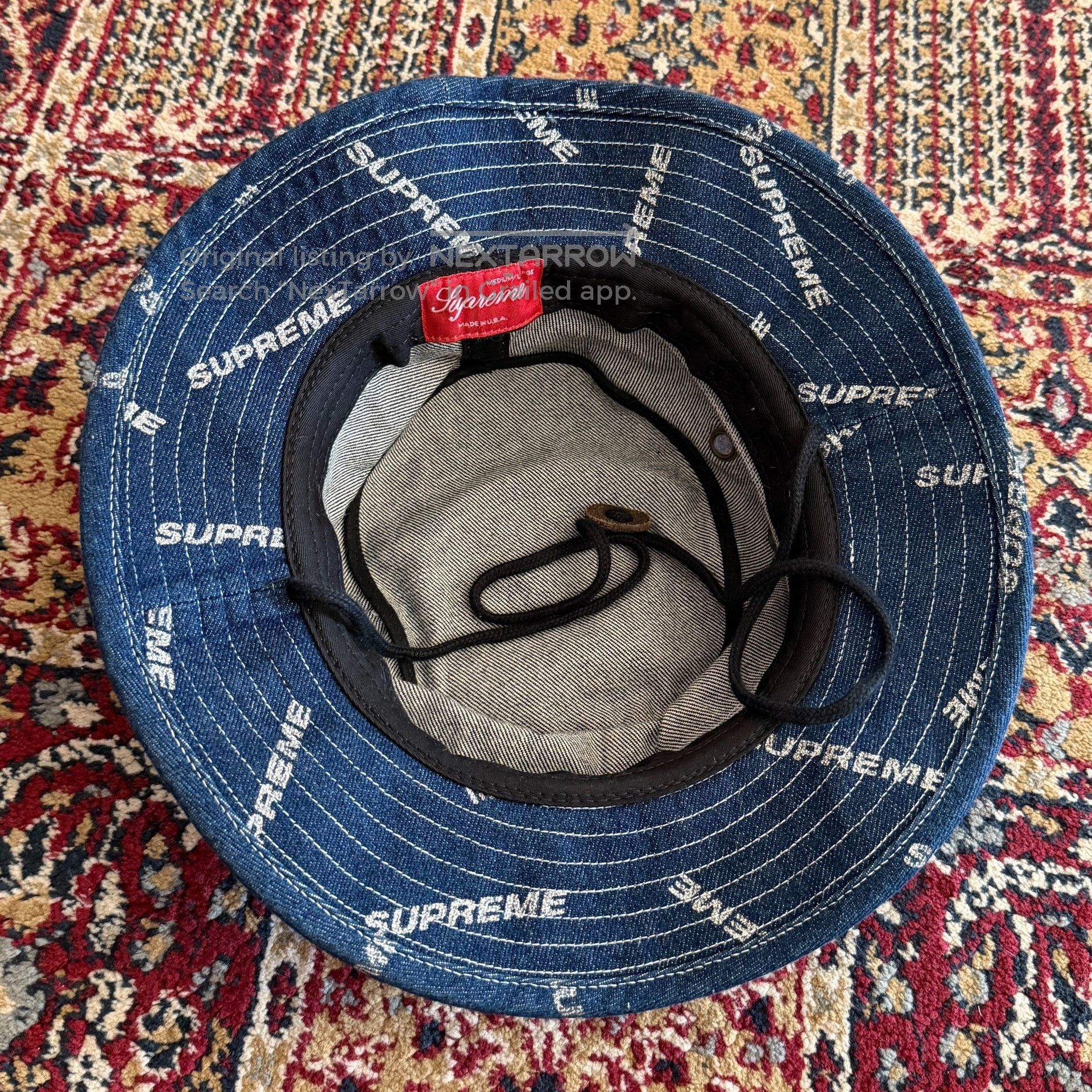 Supreme Supreme 17SS Denim Logo Boonie Hat/ | Grailed