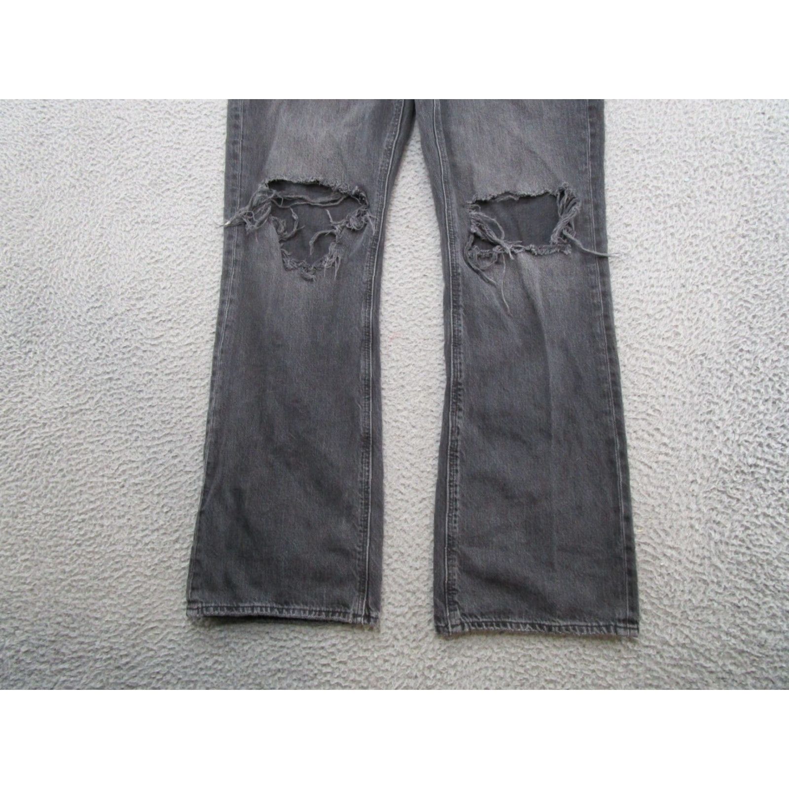American Eagle Outfitters VINTAGE American Eagle 90's Bootcut Black Distressed Stretch Denim Jeans Size 6 Regular Women Bootcut Jeans Womens 90s Black Distressed Stretch Denim Size 28" / US 6 / IT 42 - 2 Thumbnail