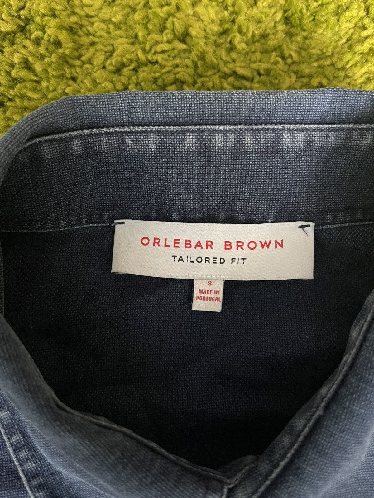 Designer × Orlebar Brown Orlebar Brown cotton + linen blend buttons up shirt Size US S / EU 44-46 / 1 - 6 Thumbnail