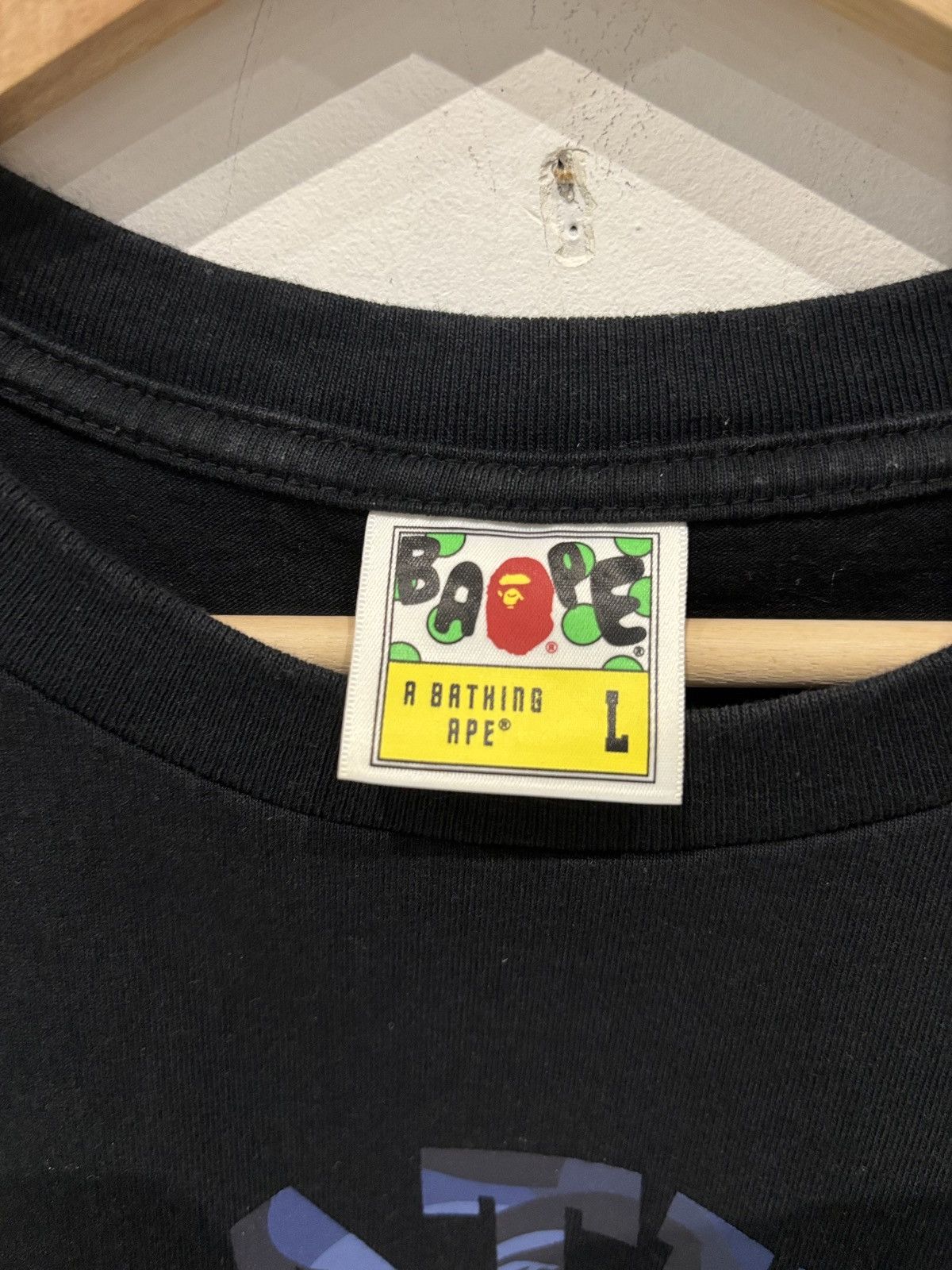 Bape Bape Baby Milo College Logo Shirt Black Size: L Size US L / EU 52-54 / 3 - 4 Thumbnail