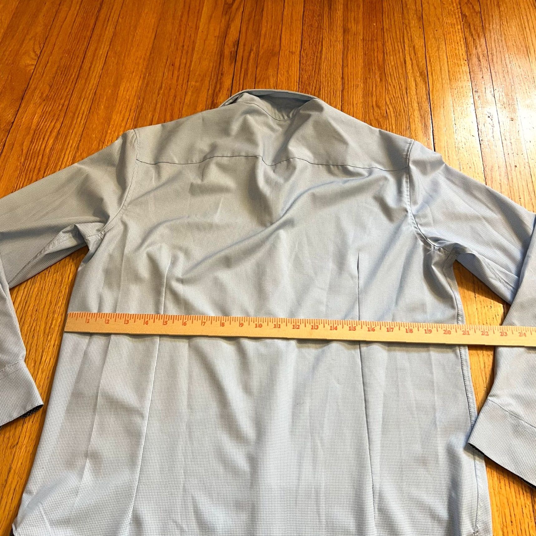 Tallia Tallia Performance Tech Shirt Mens 15.5 33-34 Blue Long Sleeve Button Down Size US L / EU 52-54 / 3 - 5 Thumbnail