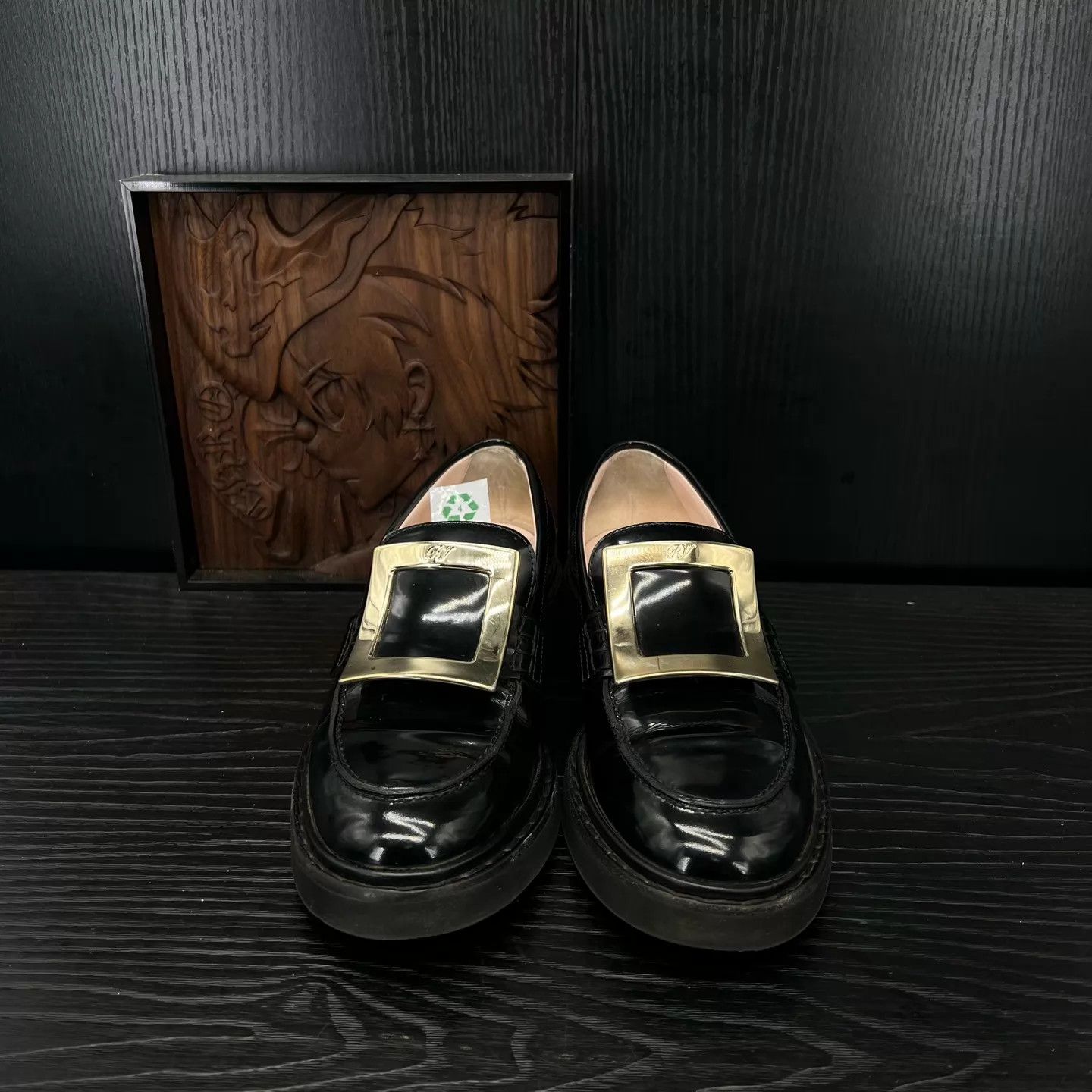 Roger Vivier RV Square Toe Loafers 38 Near New w/ Box Size US 7.5 / IT 37.5 - 4 Thumbnail