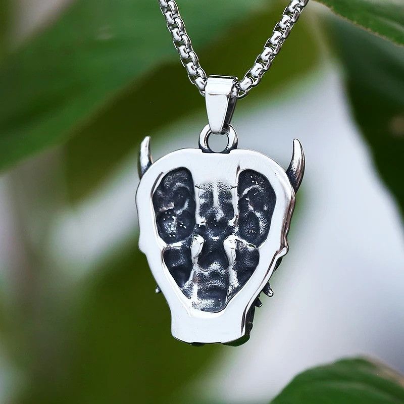Japanese Brand × Jewelry Ghost Skull Mask Pendant Necklace 2025 Size ONE SIZE - 2 Thumbnail