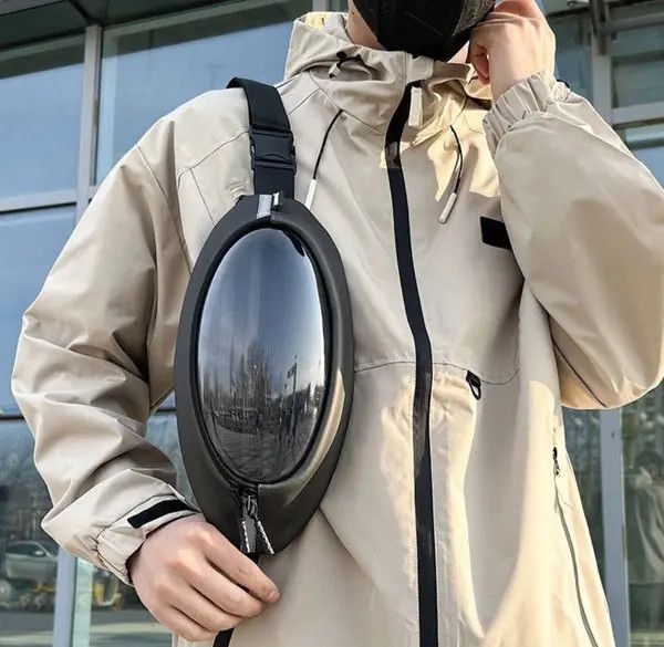 Japanese Brand Miyahara x Shii Transparent Tube Y2K Gorpcore Crossbody Bag Size ONE SIZE - 3 Thumbnail