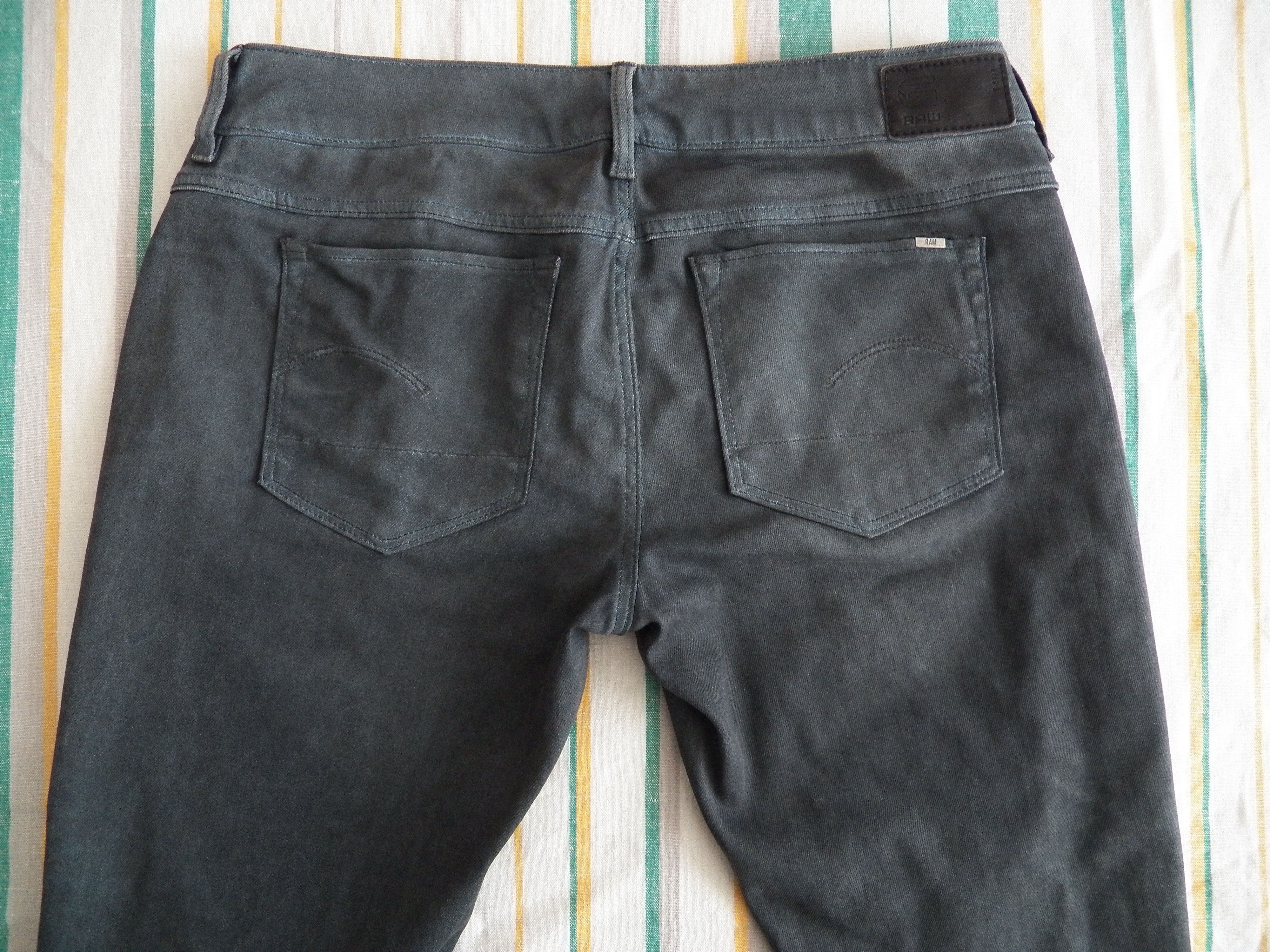 G-Star RAW 3301 Low Skinny Wmn Jeans W29 L30 Grey Dark Aged