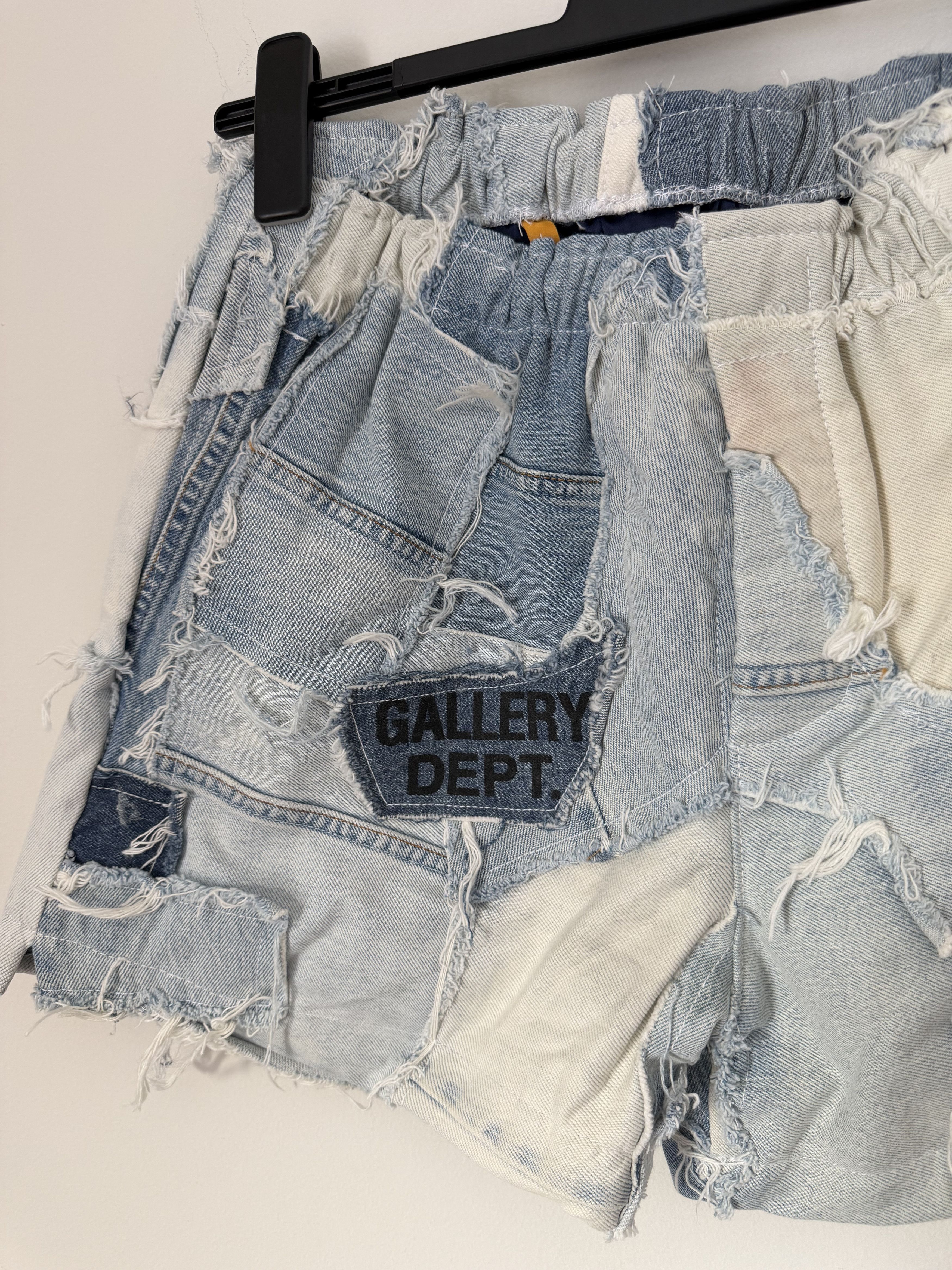 Gallery Dept. Gallery Dept. Patchwork Denim Zuma Shorts Size US 34 / EU 50 - 2 Thumbnail