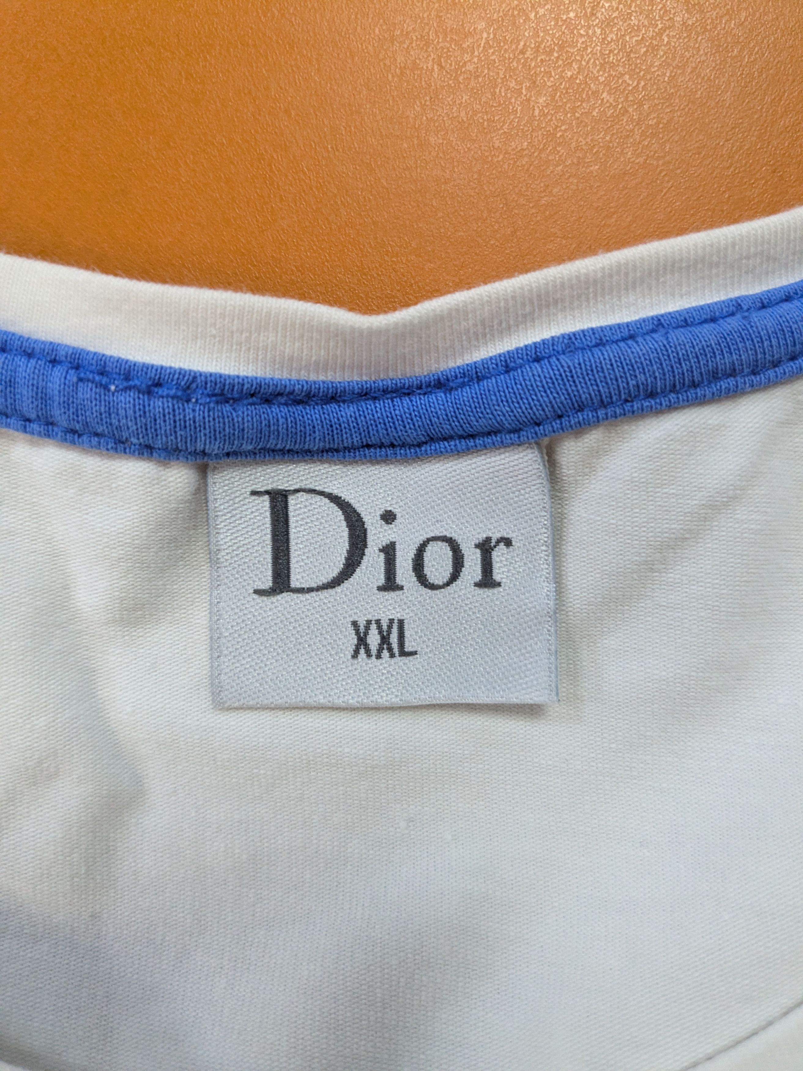 Dior Dior White Logo T-Shirt – Size XXL Size XXL / US 16-18 / IT 52-54 - 10 Thumbnail
