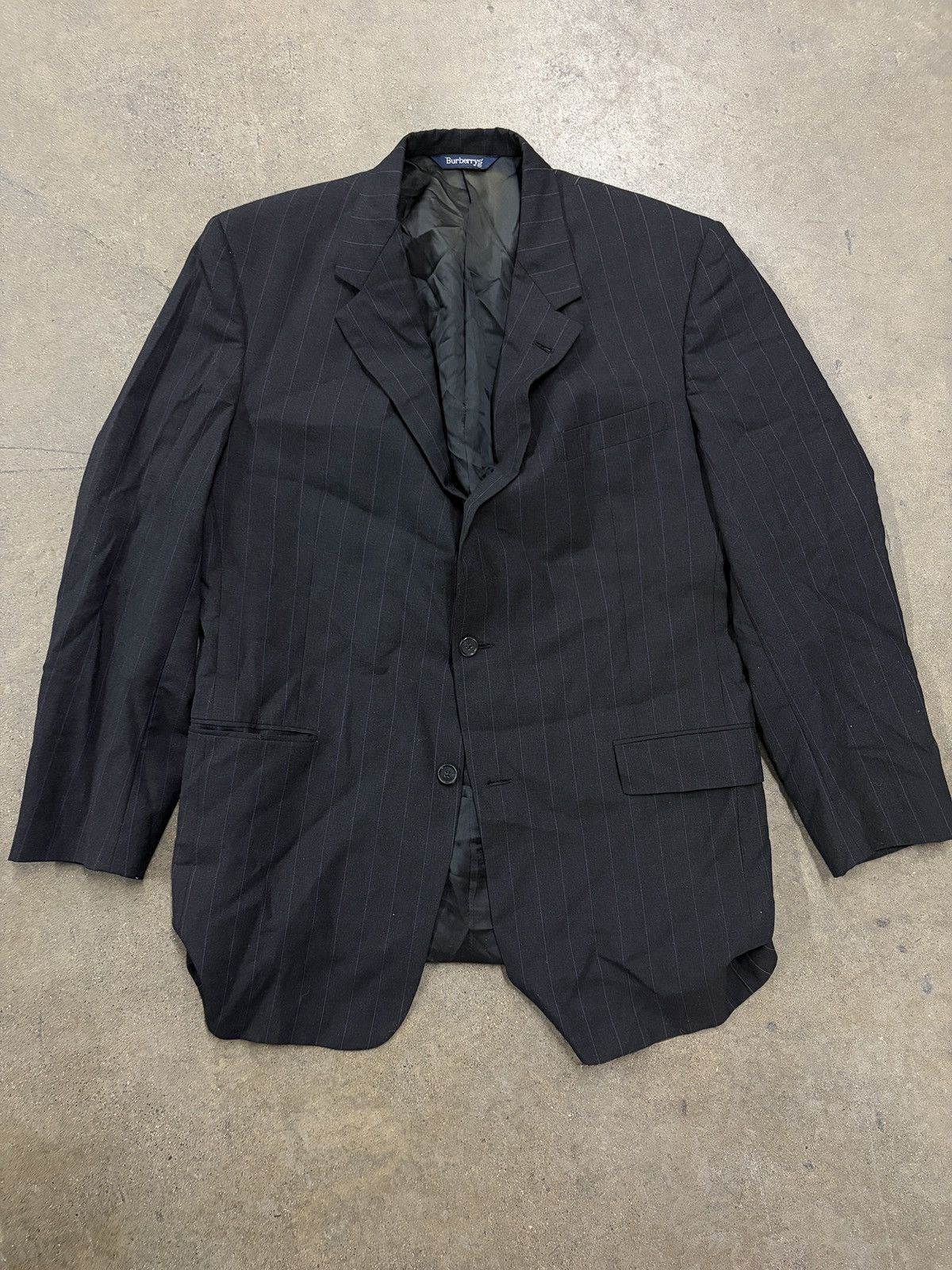Burberry Pre-1999 Burberry Vintage Suit Top. Size US L / EU 52-54 / 3 - 1 Thumbnail
