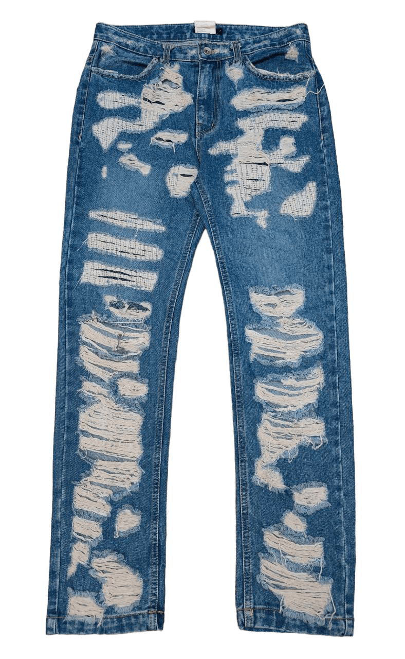 Beauty Beast ❎ Sincity Distressed Denim Size US 32 / EU 48 - 1 Thumbnail