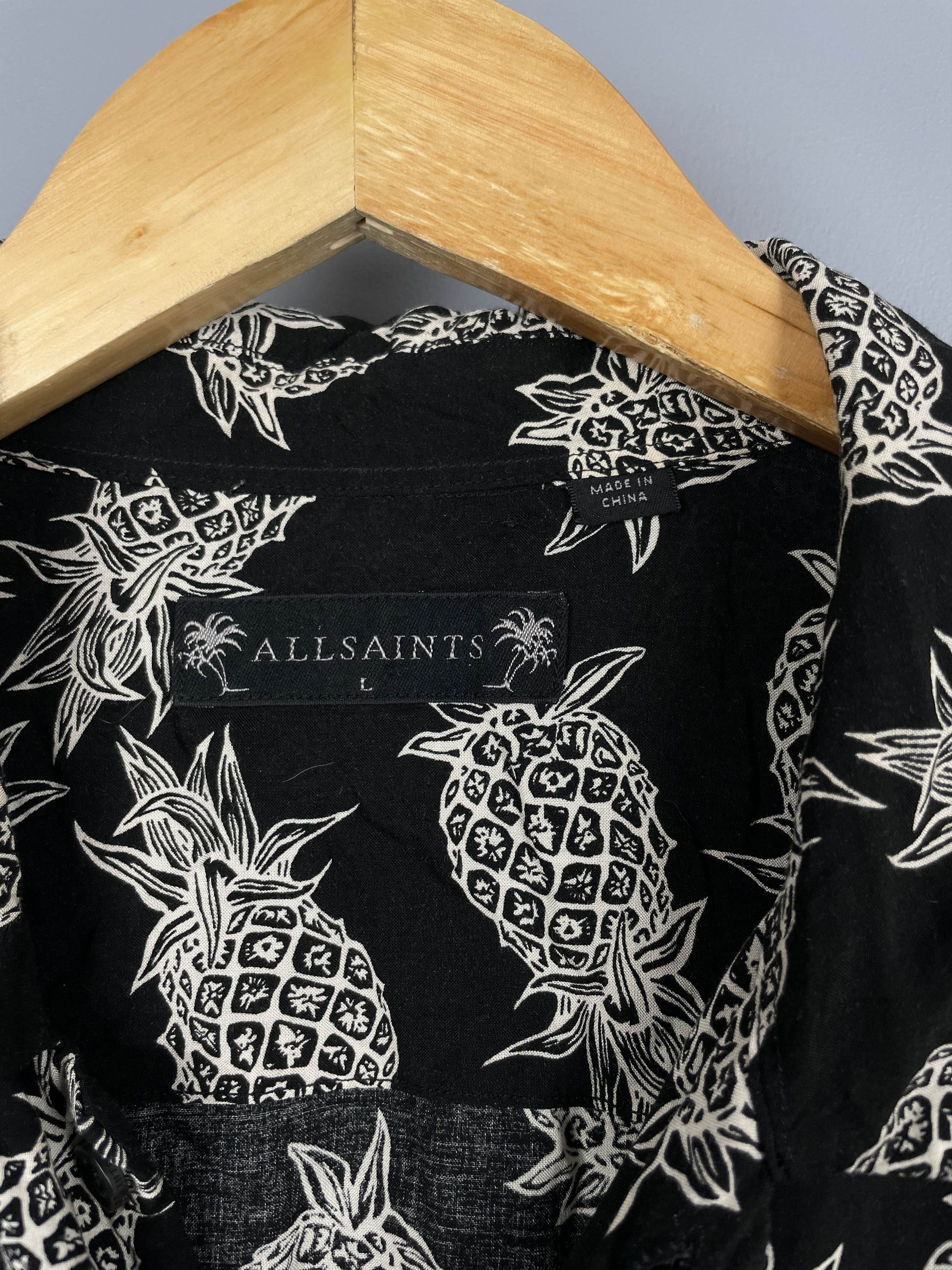 Allsaints Allsaints Pine Shirt Short Sleeve Hawaiian Pineapple Size US L / EU 52-54 / 3 - 5 Thumbnail