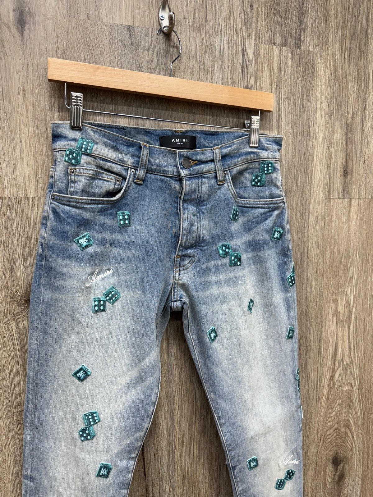 Amiri Amiri DIce Skinny Jeans Size US 29 - 3 Thumbnail