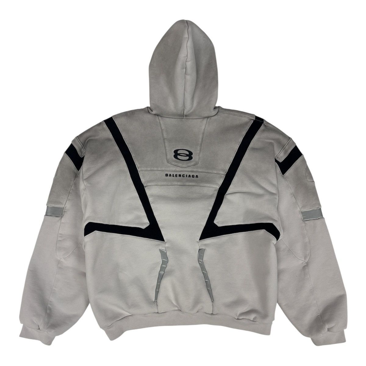 Balenciaga FW24 Unity Sports Icon Padded Zip-Up Hoodie Size US XL / EU 56 / 4 - 2 Thumbnail