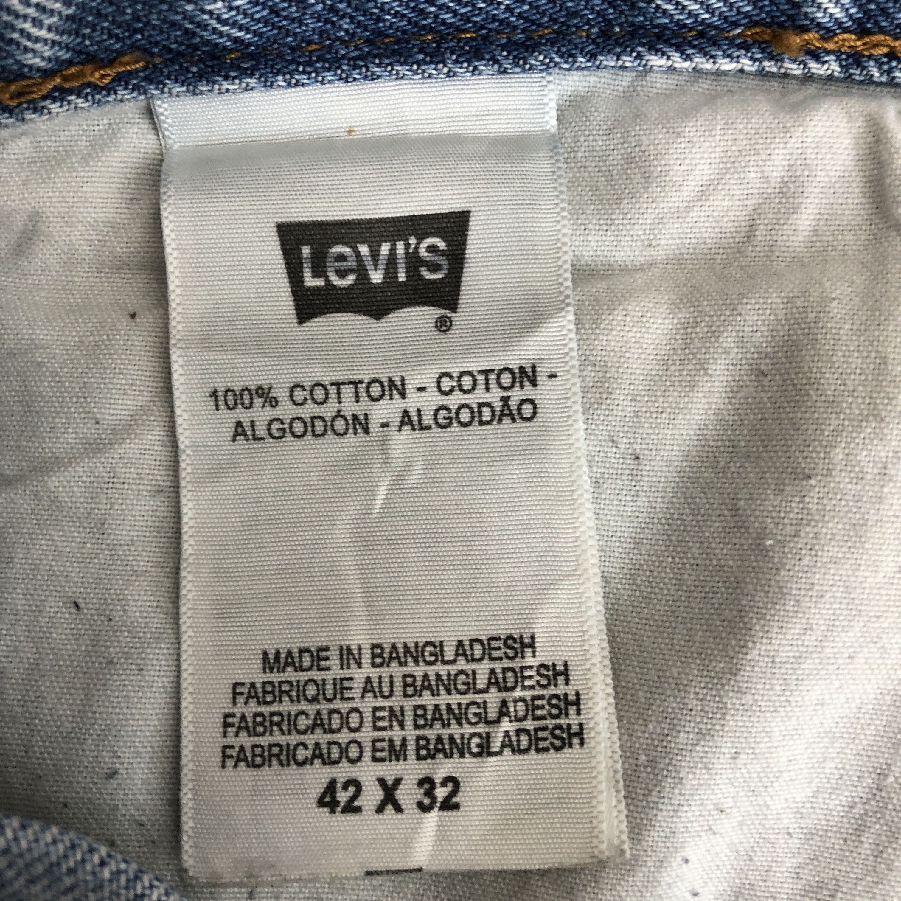 Levi's Vintage Y2K Levis Light Wash Jeans Dirty Levi's Faded Denim Size US 40 / EU 56 - 12 Thumbnail