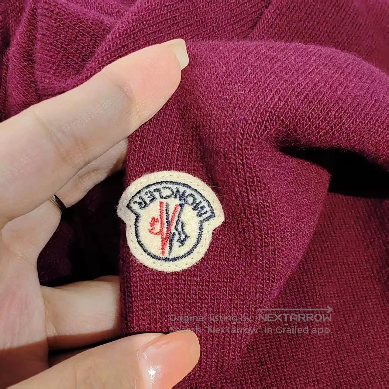 Moncler moncler maroon sweater size L for sale. Size US L / EU 52-54 / 3 - 4 Thumbnail