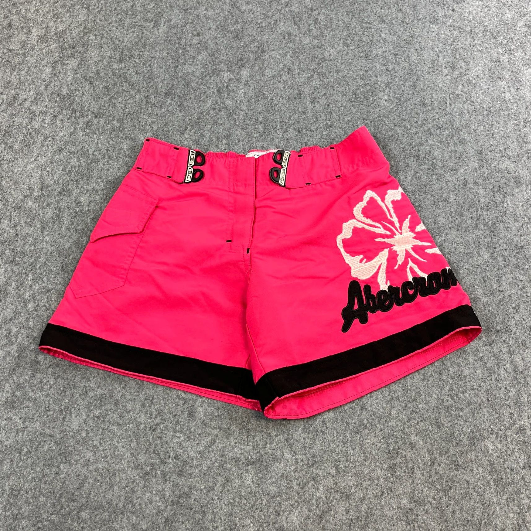Abercrombie & Fitch Abercrombie & Fitch Womens Board Shorts Swim Floral Pink Medium Y2K Size 32" / US 10 / IT 46 - 2 Thumbnail