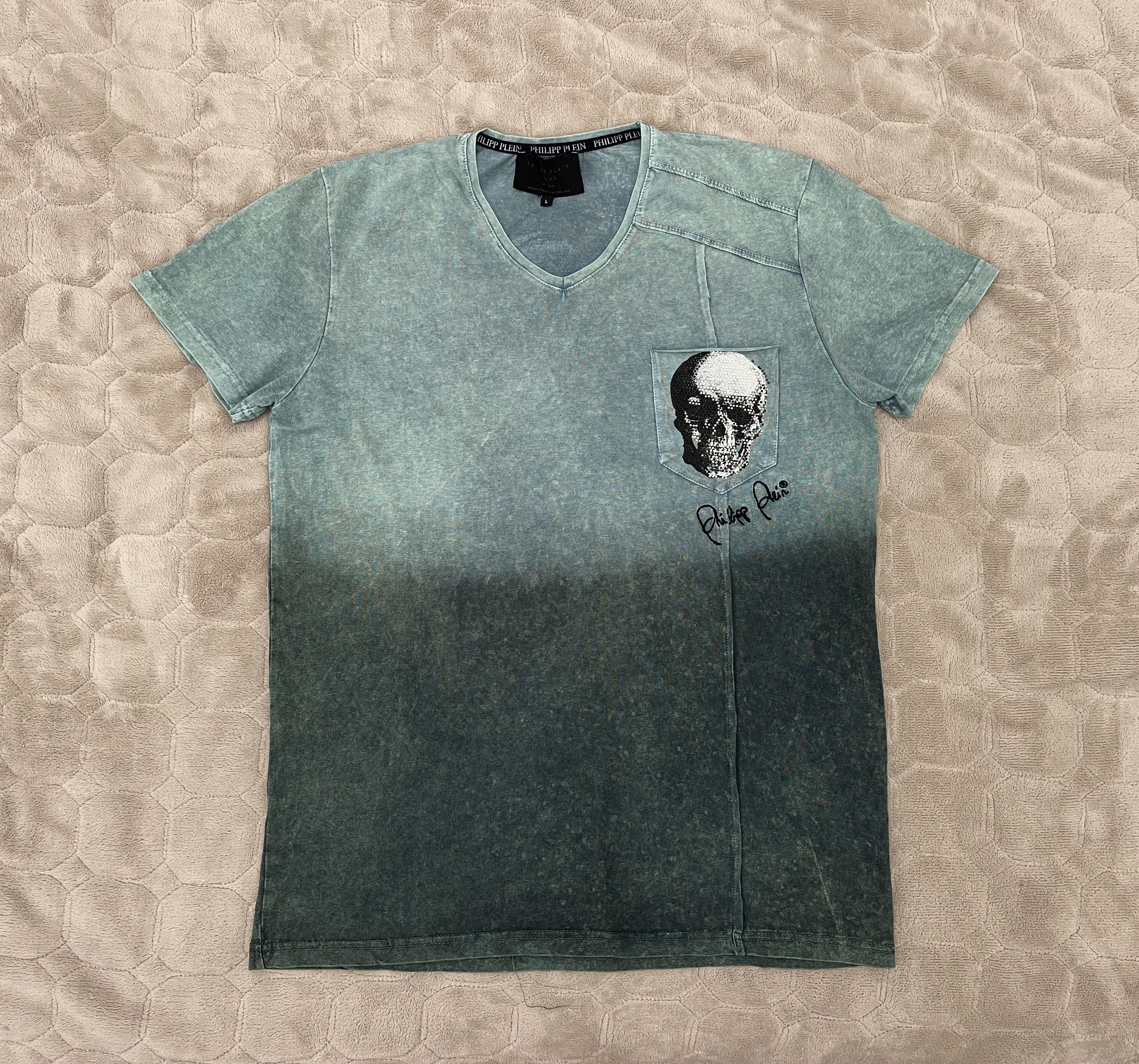 Philipp Plein × Vintage Philipp Plein. Skull. Size US L / EU 52-54 / 3 - 9 Thumbnail