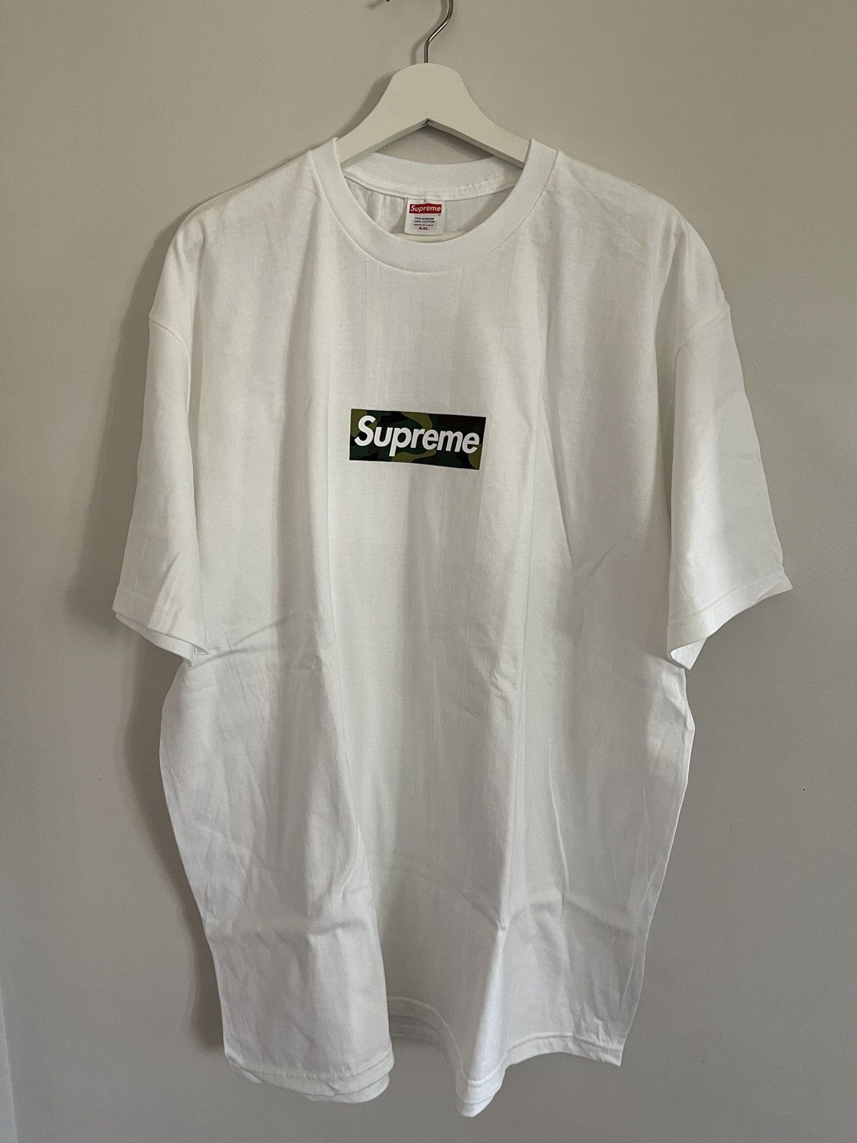 image of Supreme Box Logo Tee Fw23 in White, Men's (Size 2XL)