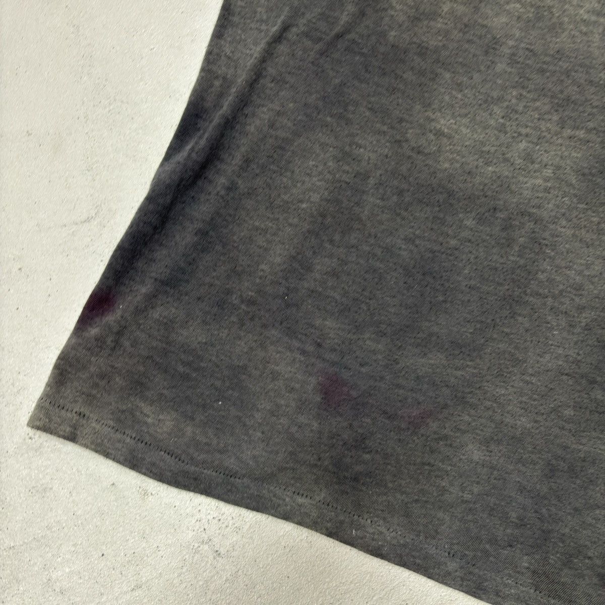 Vintage Crazy smokey faded 80s black blank tshirt Size US M / EU 48-50 / 2 - 3 Thumbnail