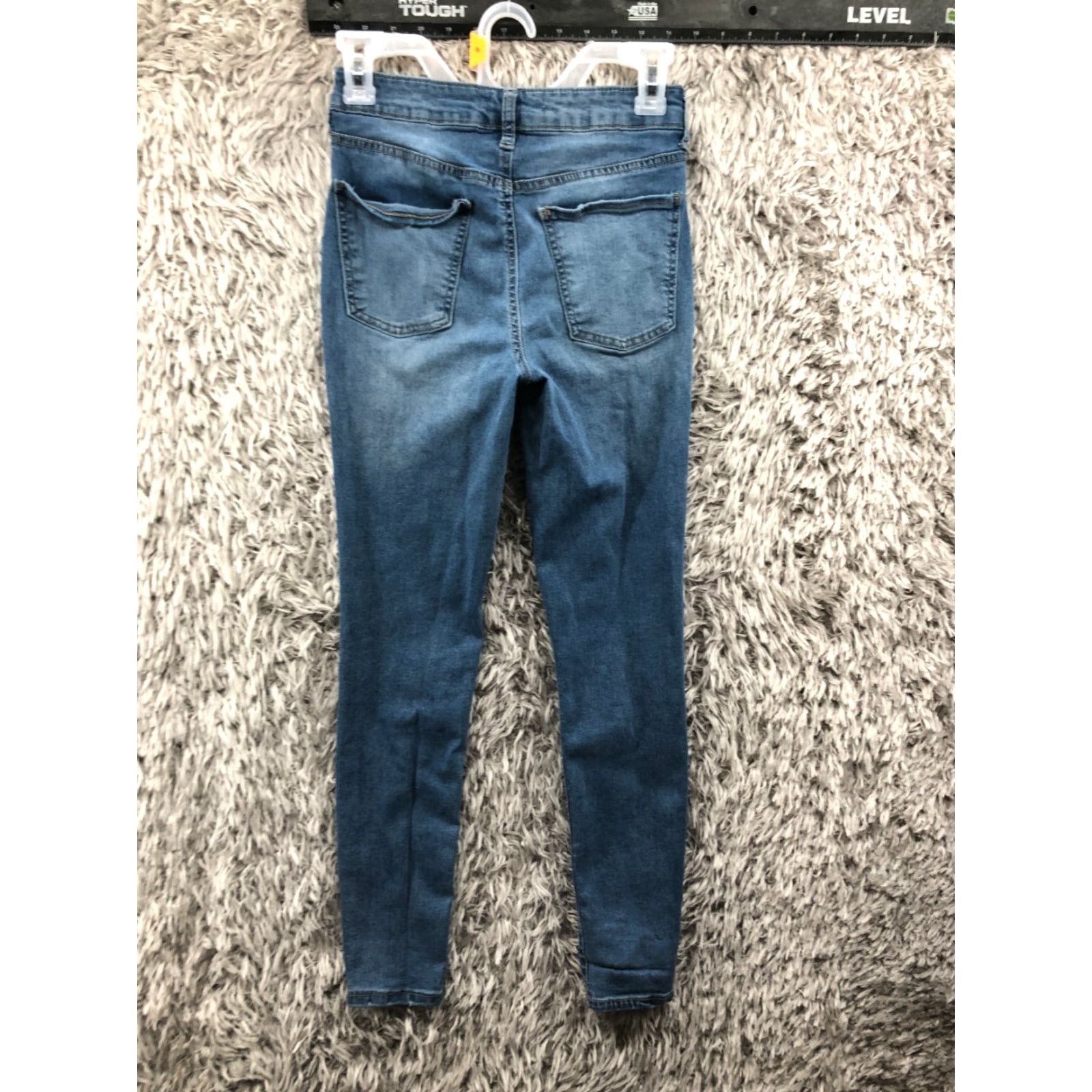 Vintage SO High Rise Jegging Jeans Size 3 Juniors Dark Wash Blue Denim Women 5-Pocket Style Regular Fit Vintage: No Size 26" / US 2 / IT 38 - 5 Thumbnail