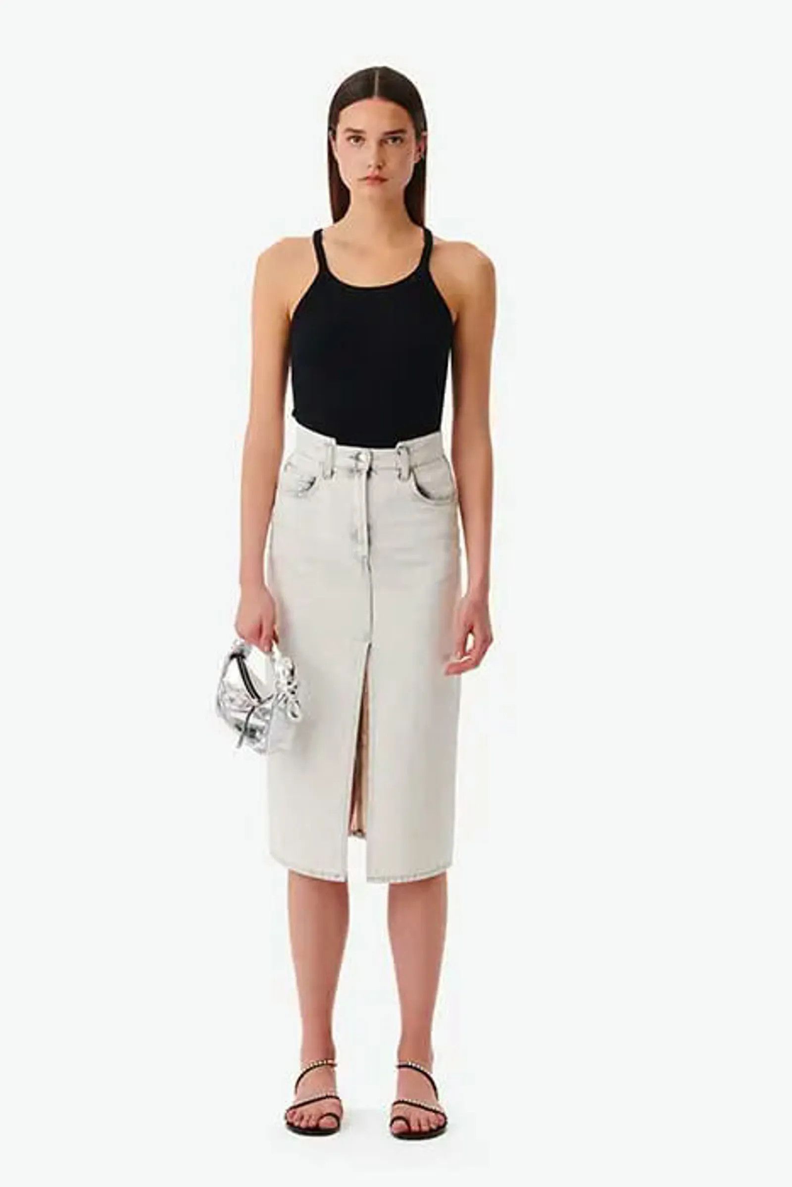 Iro IRO Milita Denim skirt Skirt Size 27" / US 4 / IT 40 - 1 Thumbnail