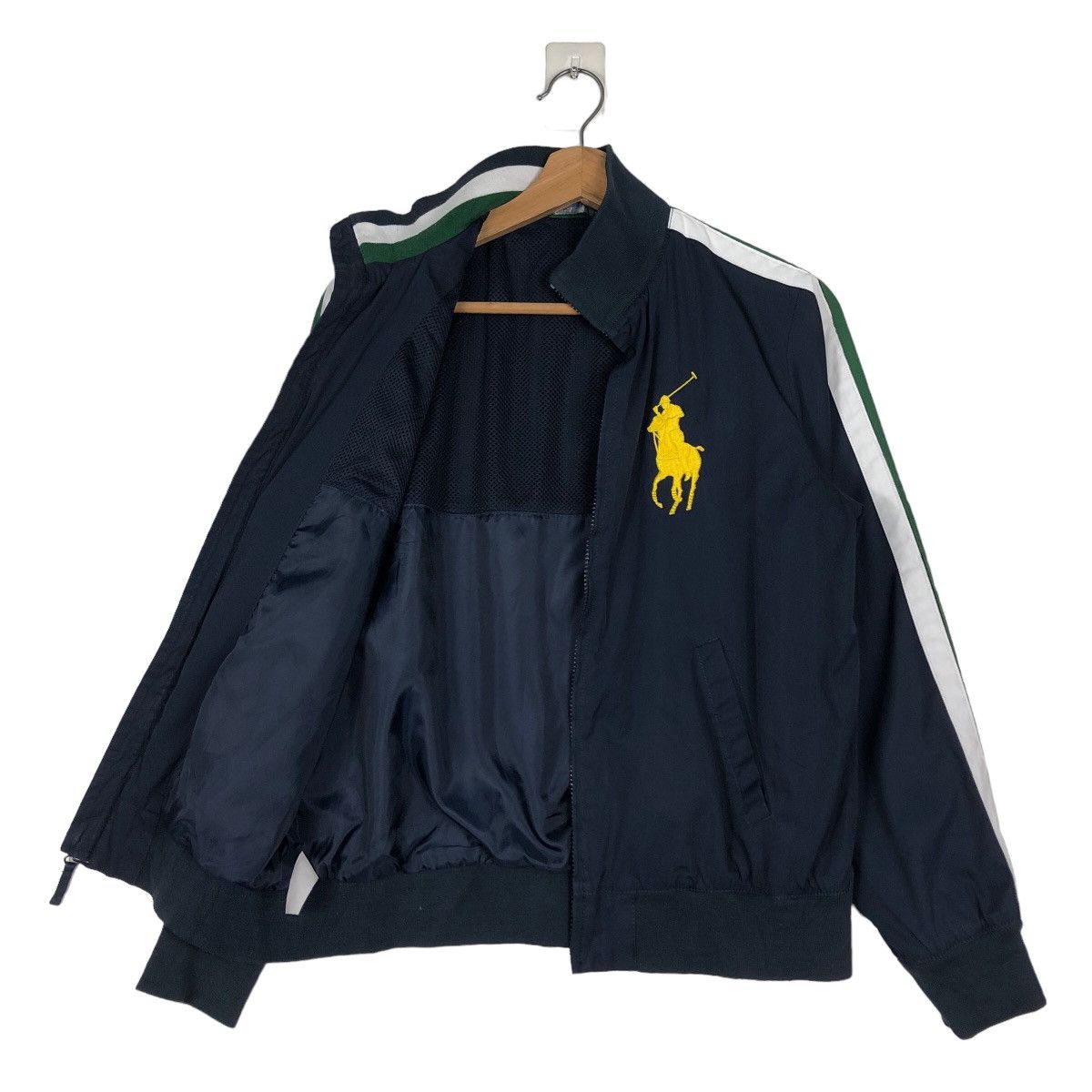 Japanese Brand 🔥Vintage Zipper Jacket Polo Ralph Lauren Big Pony Rare Size US L / EU 52-54 / 3 - 11 Thumbnail
