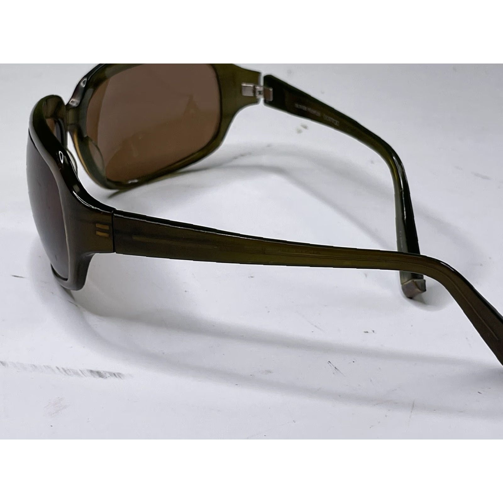 Oliver Peoples VINTAGE Oliver Peoples Bella Donna JAS Women Designer Oversized Sunglasses 64◻17-120 Brown Brown 120 mm Womens Sunglasses Size ONE SIZE - 2 Thumbnail