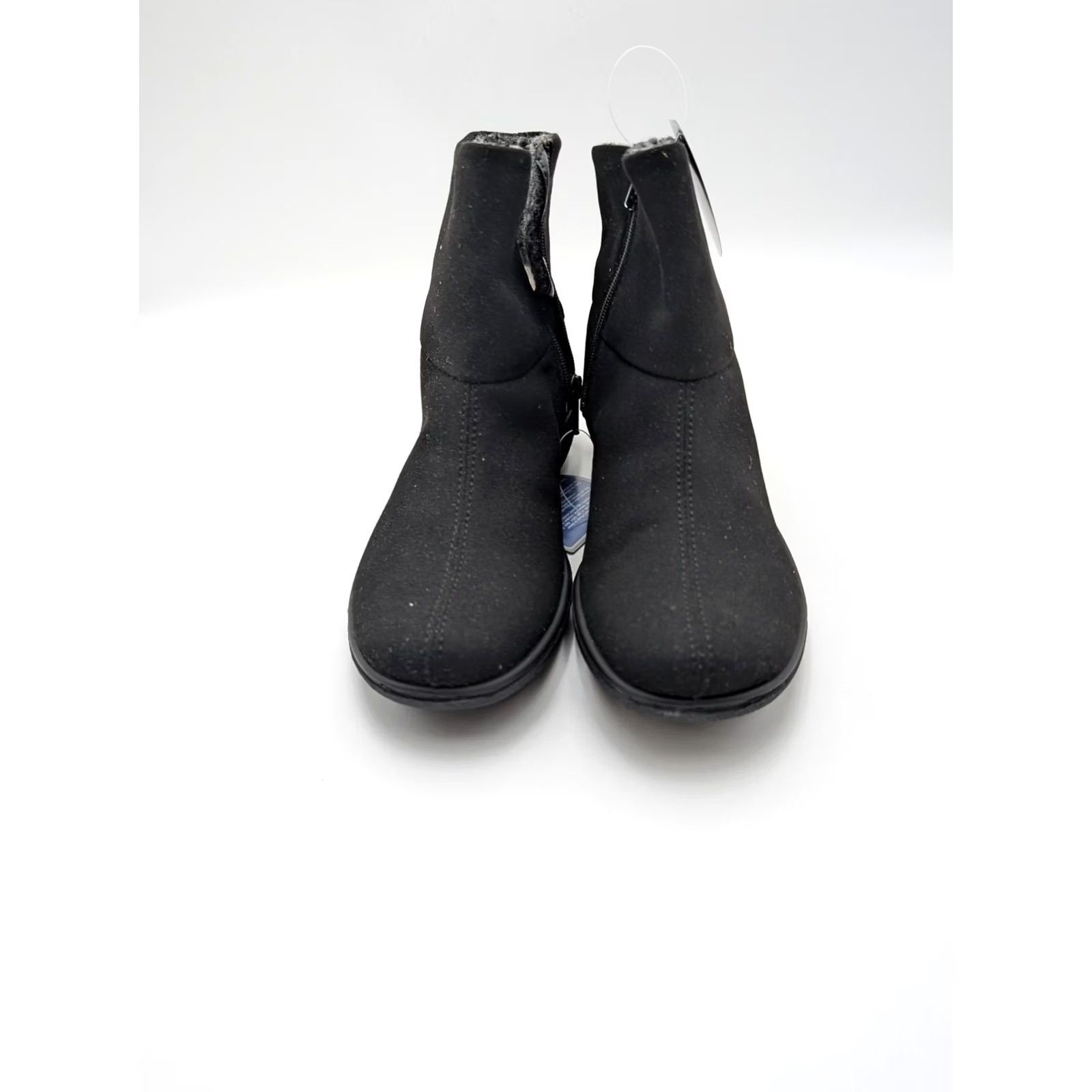 Vintage Womens Snow Boots Black Waterproof Ankle Faux Fur Lined Winter Size 6.5 Size US 7 / IT 37 - 4 Thumbnail