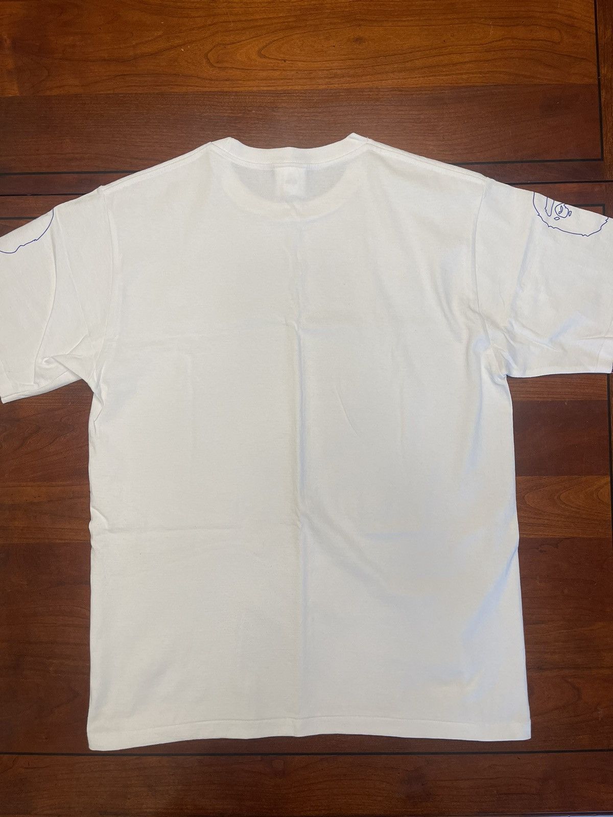 Bape Bape Logo Check Box Tee White size Large Size US L / EU 52-54 / 3 - 2 Thumbnail