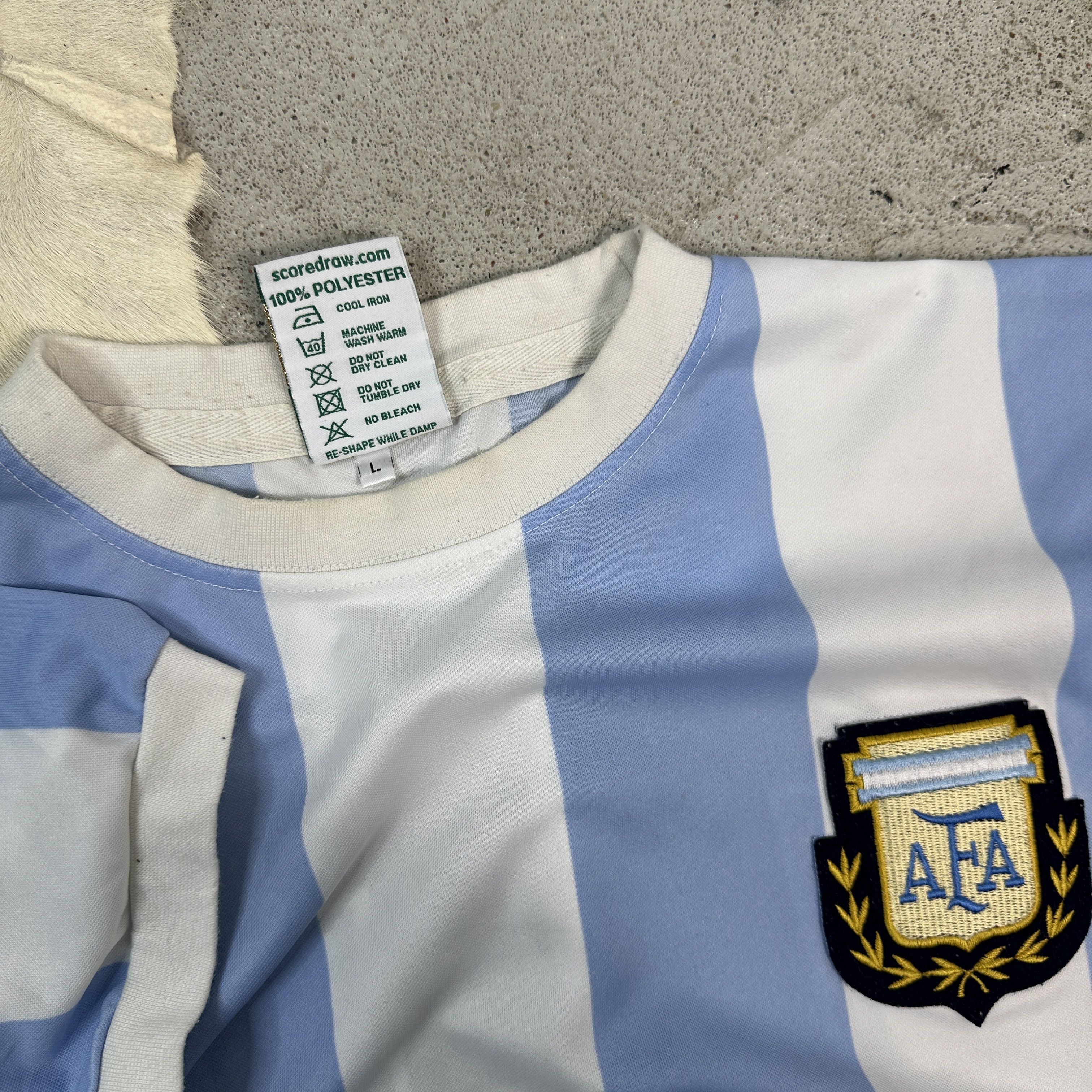 Vintage Vintage Y2K Streetwear Sporty Repro Argentina Retro Jersey Size US L / EU 52-54 / 3 - 5 Thumbnail