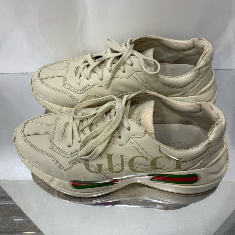 Gucci Gucci Rhyton Logo Low-Top Sneakers for Men 0079 Size US 10.5 / EU 43-44 - 1 Thumbnail