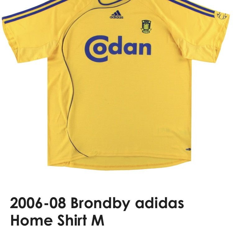 Adidas Adidas 2006-07 Brondby adidas Home Shirt M Vintage Football Size US M / EU 48-50 / 2 - 15 Thumbnail