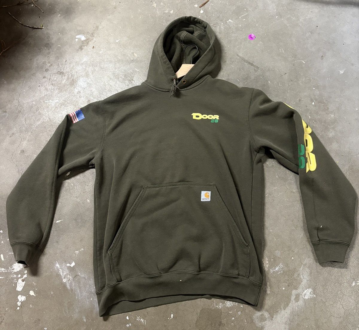 Carhartt Vintage Carharrt Green Hoodie size M Size US M / EU 48-50 / 2 - 1 Thumbnail